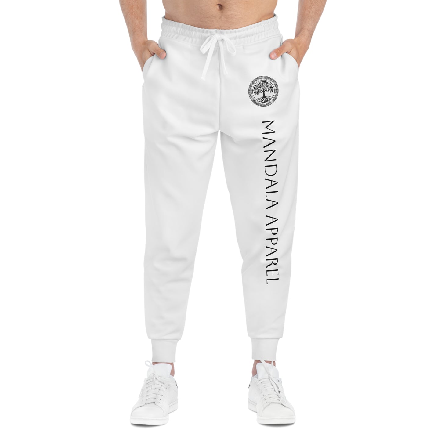 Mandala Tree of Life Athletic Joggers - Comfortable Activewear for Yoga, Gym, Relaxation, Athleisure, and Everyday Wear
