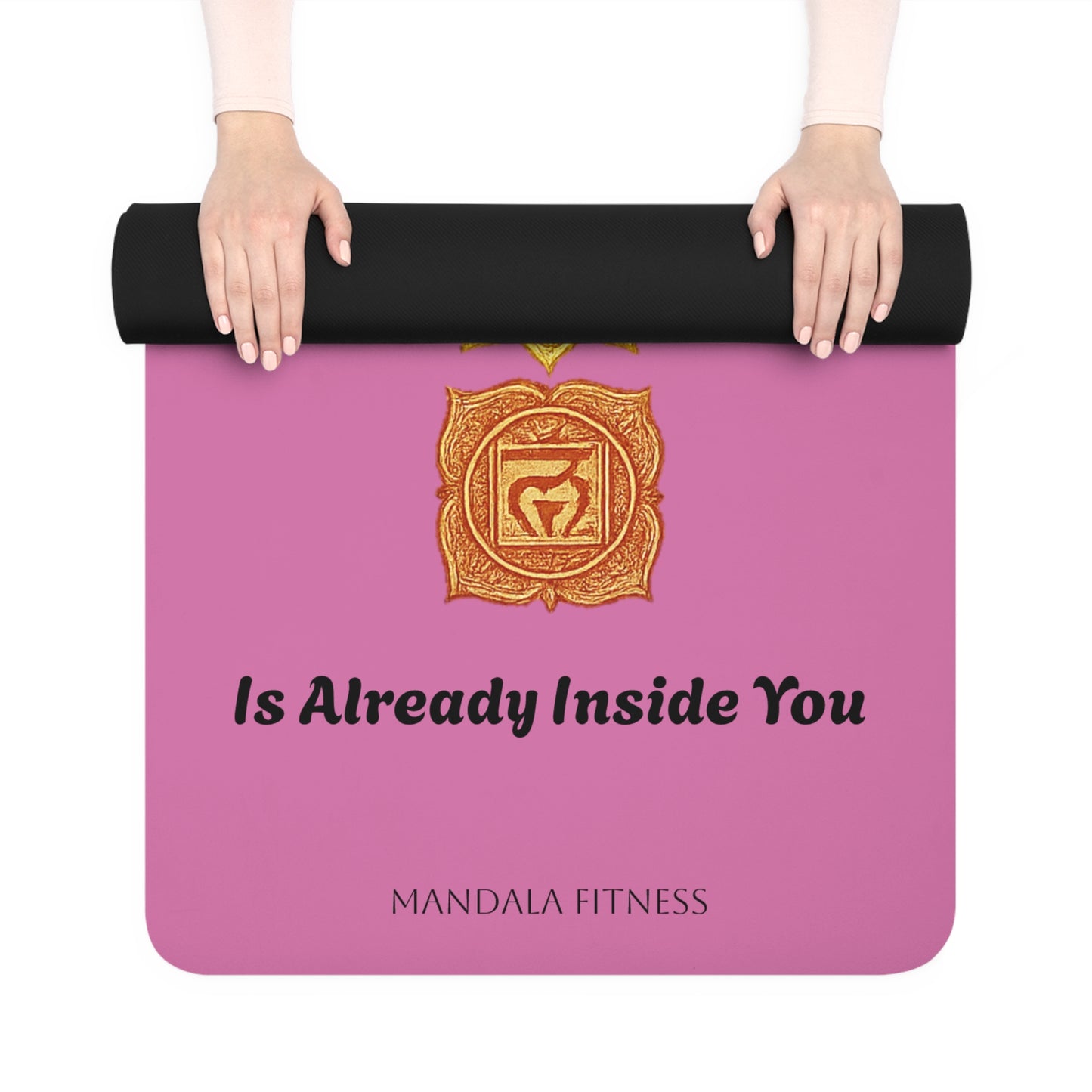 Yoga Mat - Chakra Chart Design for Mindfulness and Meditation