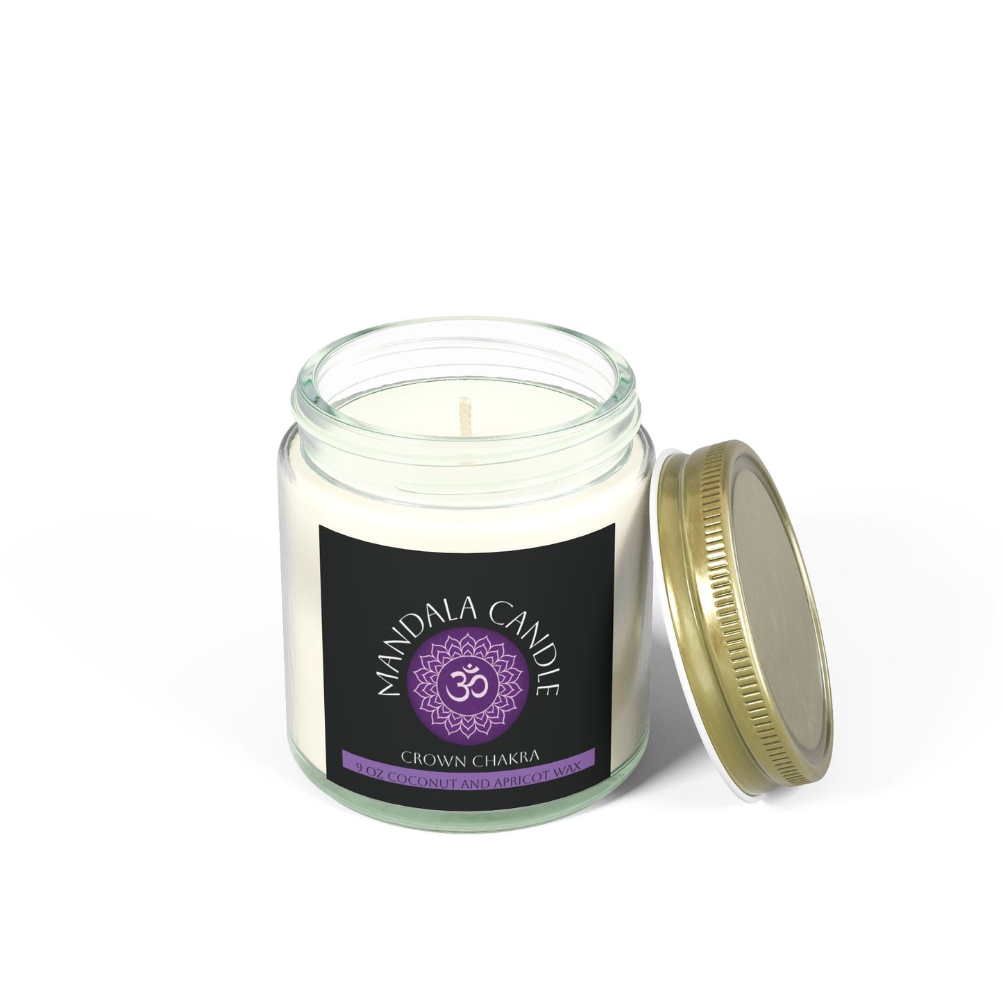 Mandala Crown Chakra Scented Candle,