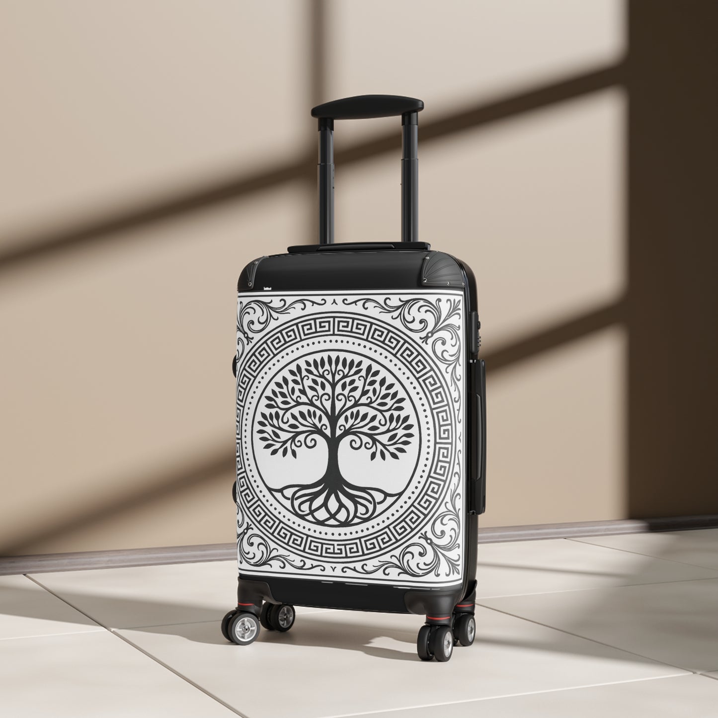 Stylish Travel Suitcase - Tree of Life Design, Luggage for Adventurers, Weekend Getaways, Unique Travel Accessories, Gift for Travelers