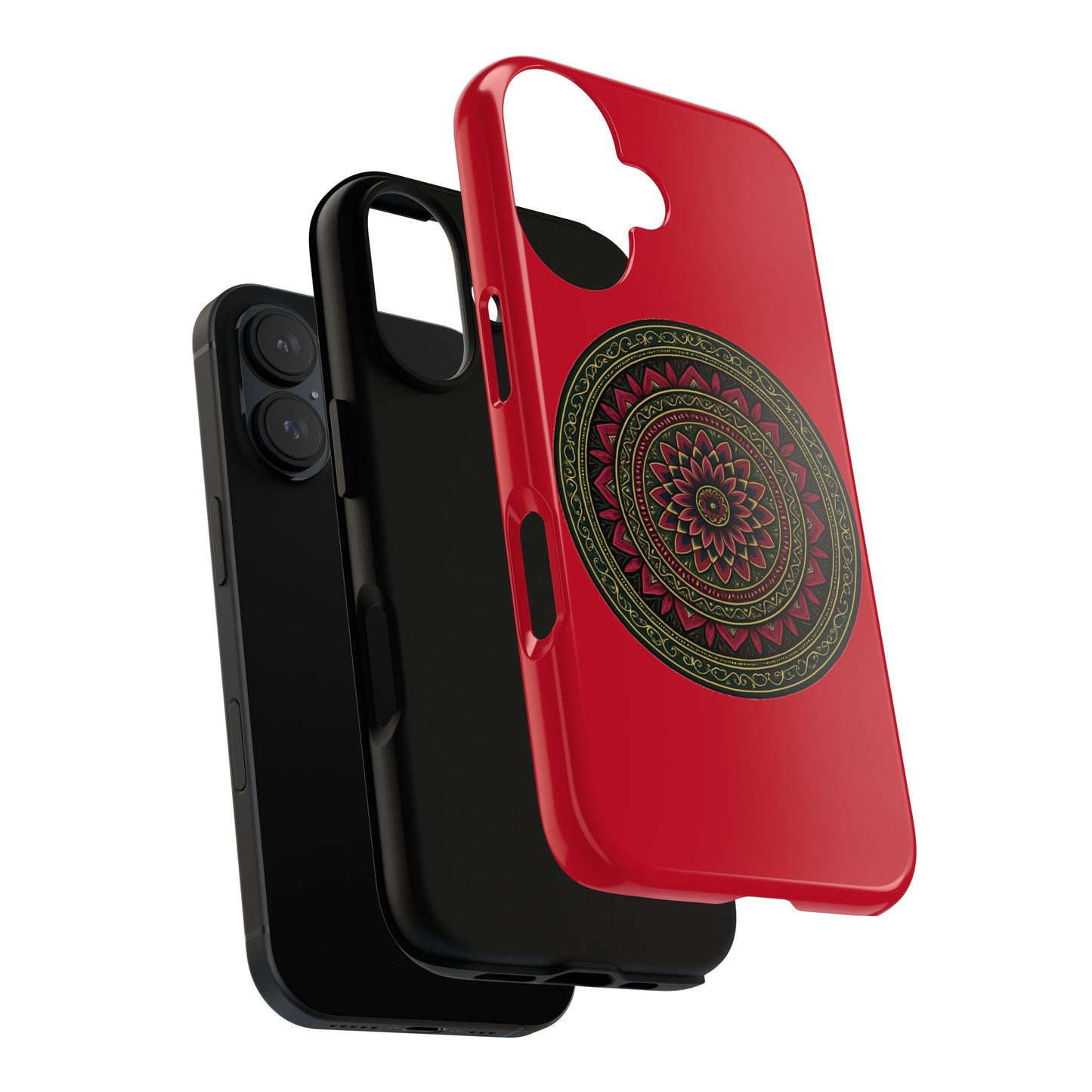 Mandala Tough Phone Cases, Colorful Phone Covers, Boho Style Accessories, Unique Gift for Her, Trendy Smartphone Cases