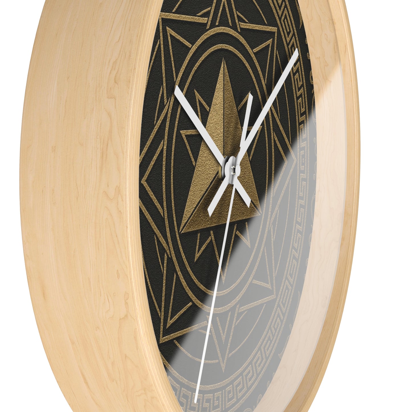 Elegant Geometric Wall Clock - Modern Home Decor, Minimalist Clock, Unique Gift for Housewarming, Office Decor, Stylish Timepiece
