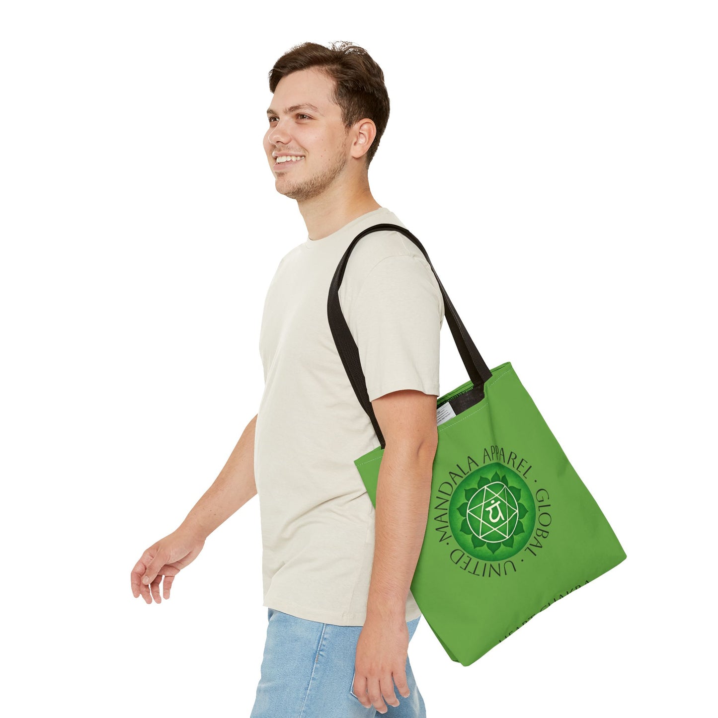 Heart Chakra Tote Bag - Eco-Friendly Yoga Accessory and Gift for Mindfulness