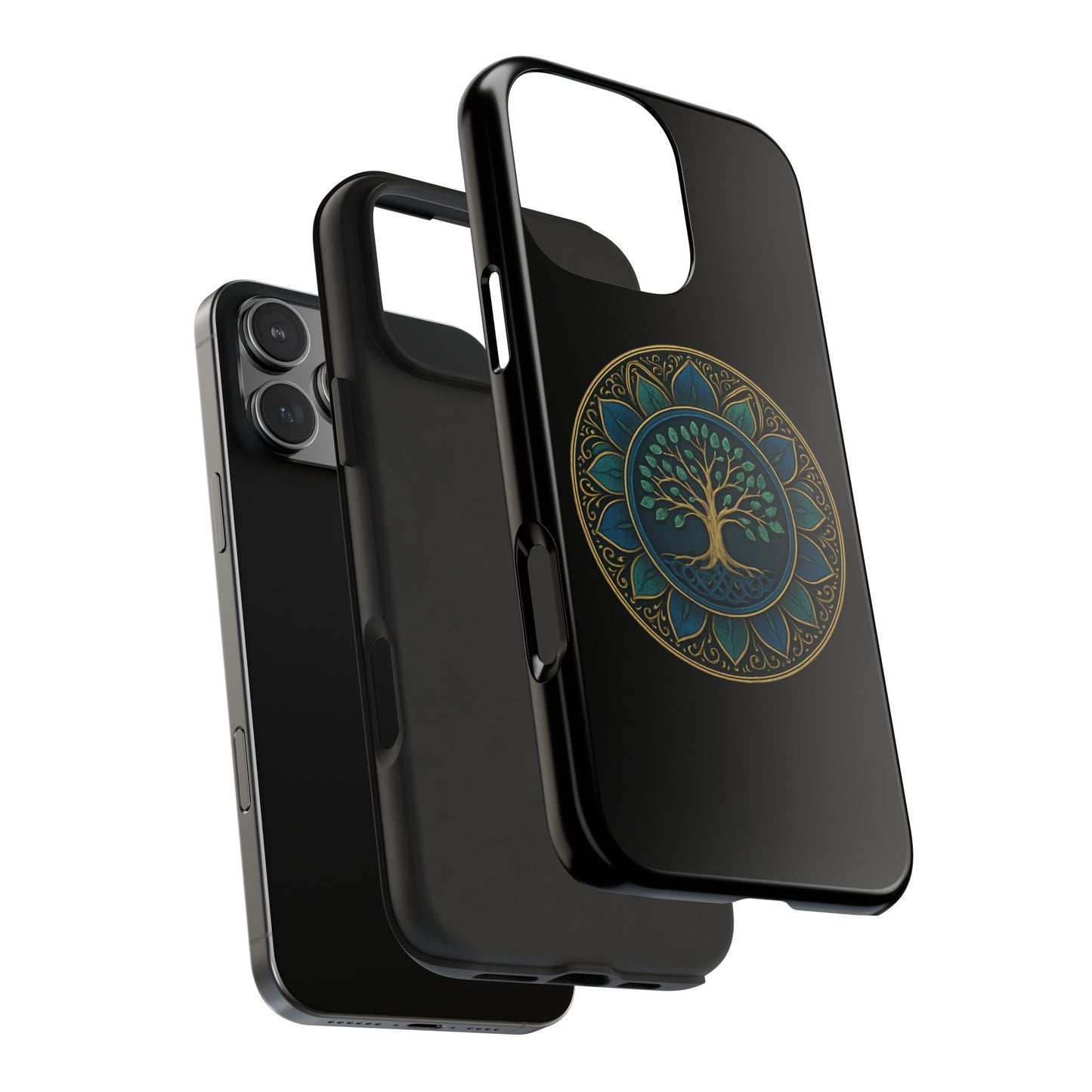 Stylish Tough Phone Cases with Tree of Life Design, Durable Phone Cover, Bohemian Gift, Eco-Friendly Accessory, Unique Case