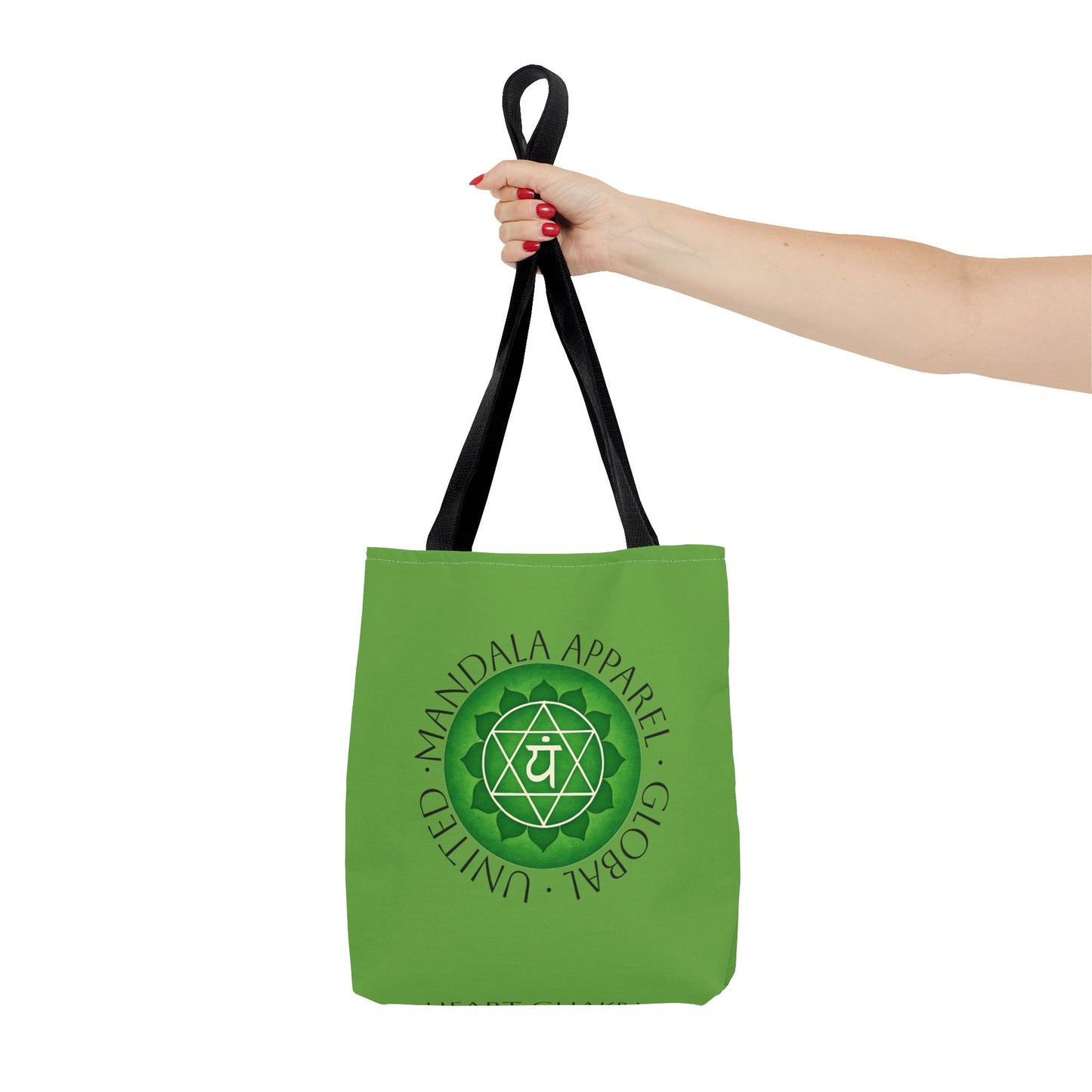 Heart Chakra Tote Bag - Eco-Friendly Yoga Accessory and Gift for Mindfulness