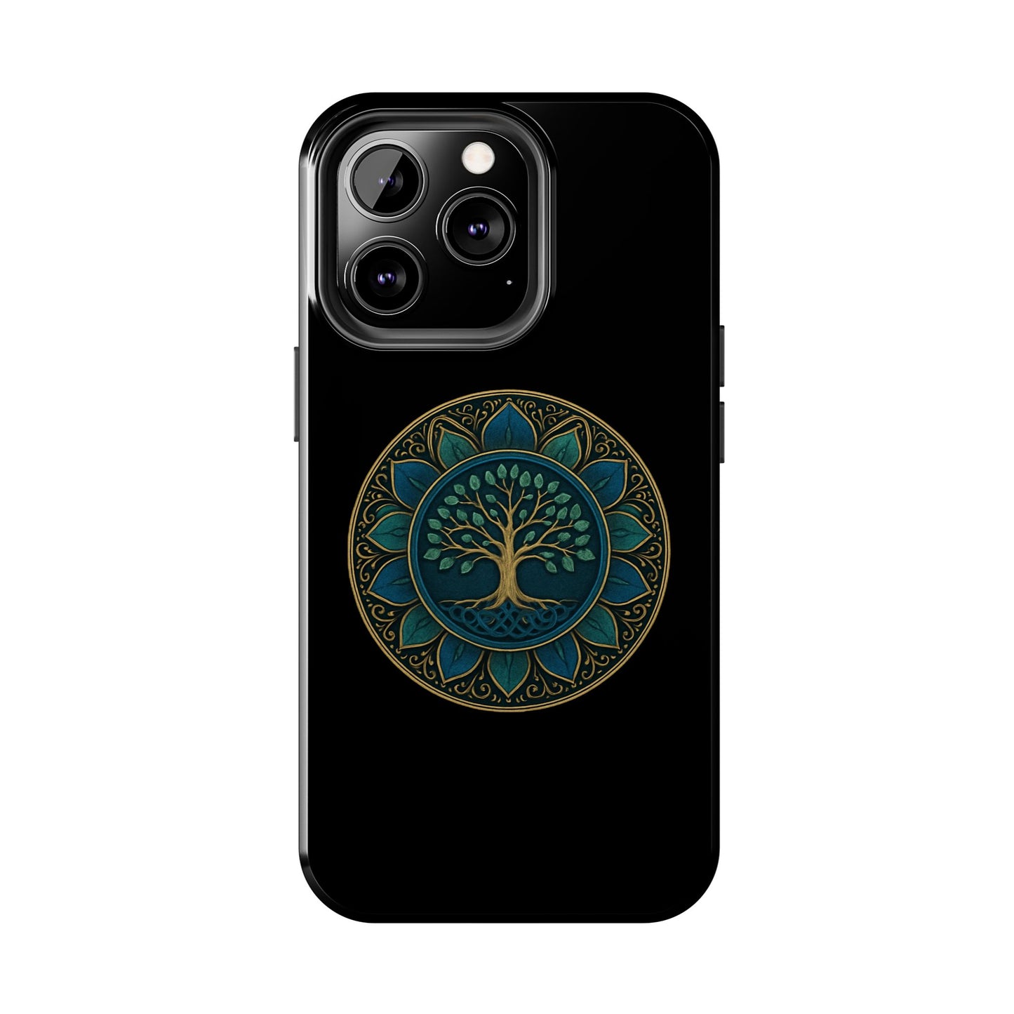 Stylish Tough Phone Cases with Tree of Life Design, Durable Phone Cover, Bohemian Gift, Eco-Friendly Accessory, Unique Case