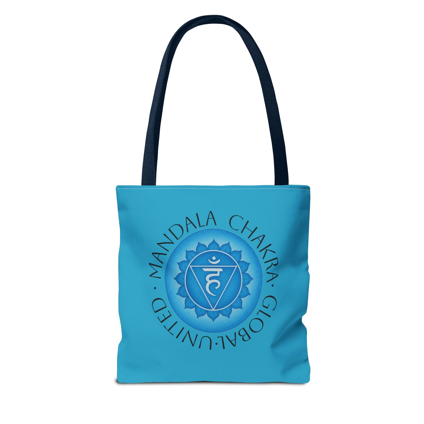 Spiritual Tote Bag - Throat Chakra Yoga Tote, Eco-Friendly Carryall