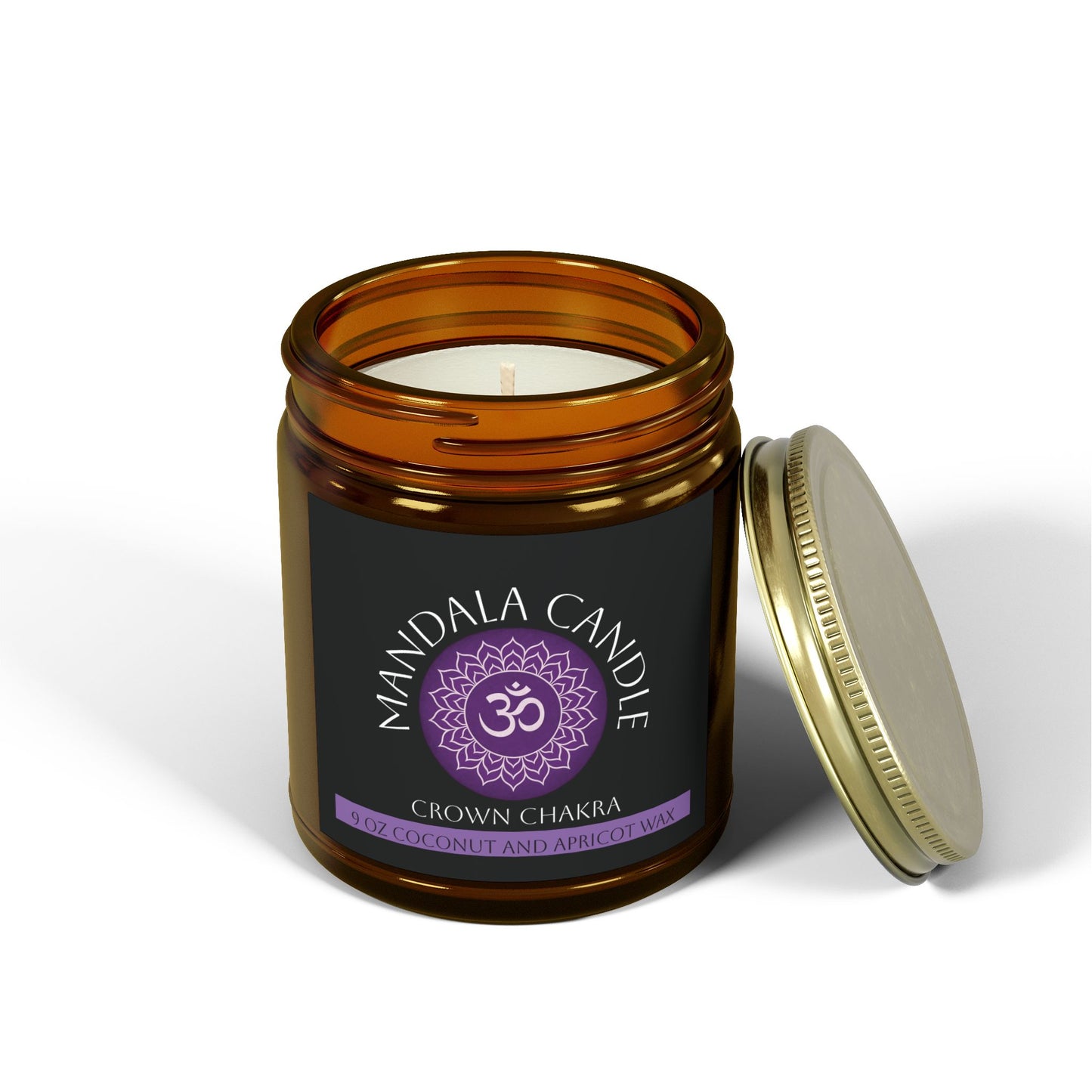 Mandala Crown Chakra Scented Candle,