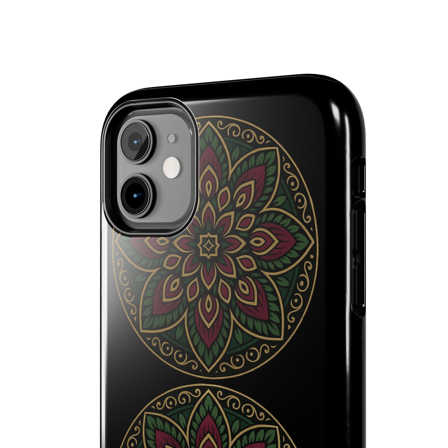 Artistic Phone Case with Mandala Design, Tough Case, Floral Phone Cover, Unique Gift for Her, Stylish Protection