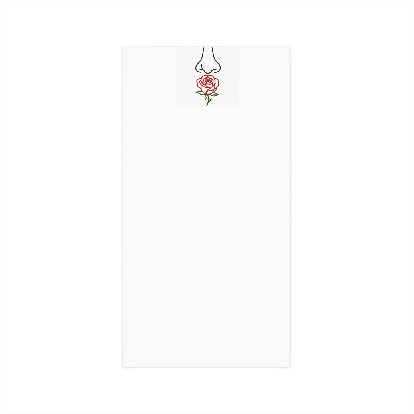 Smell the Roses Illustration Lightweight Neck Gaiter, Floral Face Covering, Outdoor Scarf, Sun Protection, Gift for Her