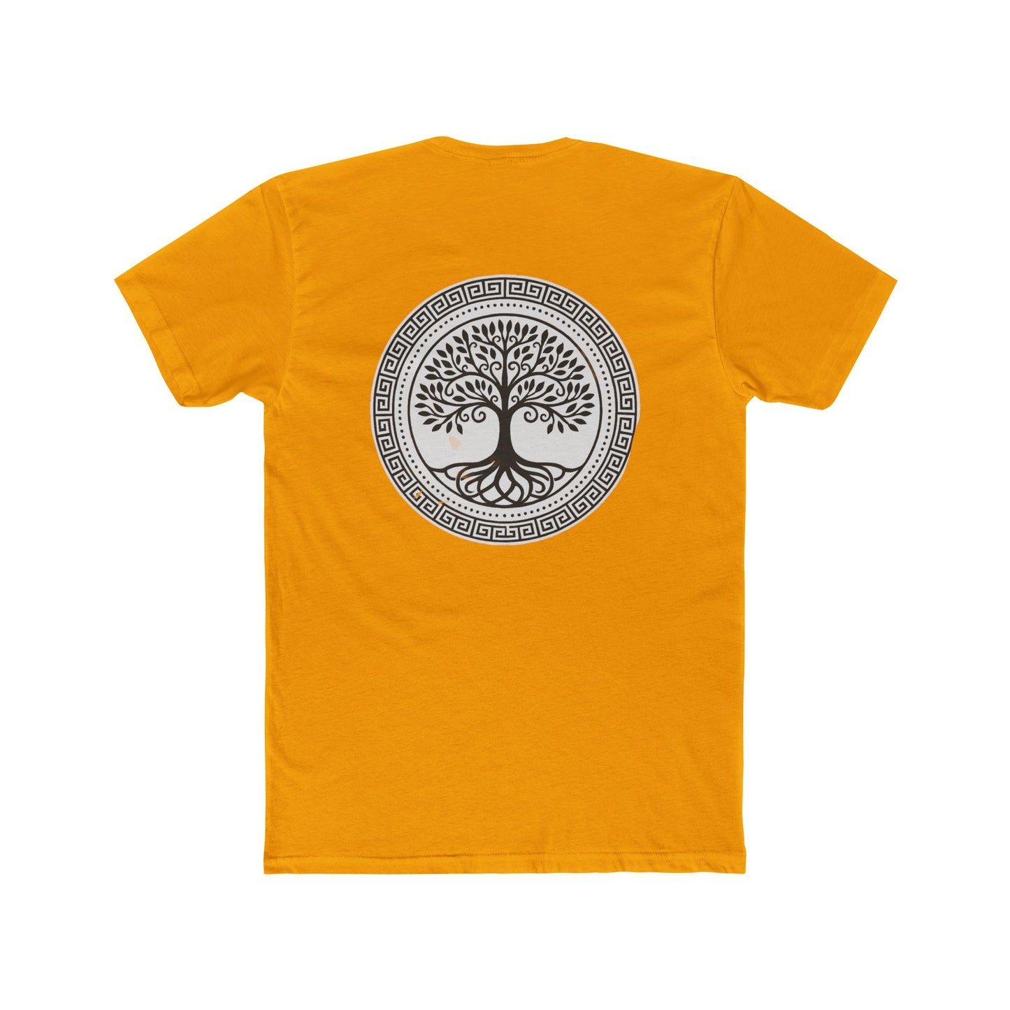 Mandala Tree Unisex Cotton Crew Tee, Spiritual Shirt, Nature Tee, Gift for Yoga Lovers, Boho Apparel, Eco-Friendly Clothing