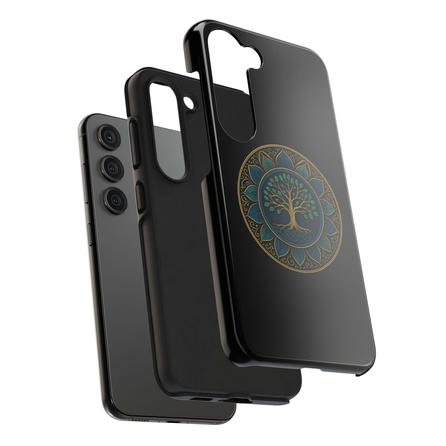 Stylish Tough Phone Cases with Tree of Life Design, Durable Phone Cover, Bohemian Gift, Eco-Friendly Accessory, Unique Case