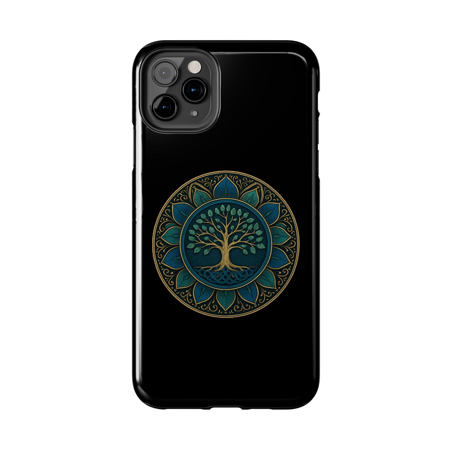 Stylish Tough Phone Cases with Tree of Life Design, Durable Phone Cover, Bohemian Gift, Eco-Friendly Accessory, Unique Case