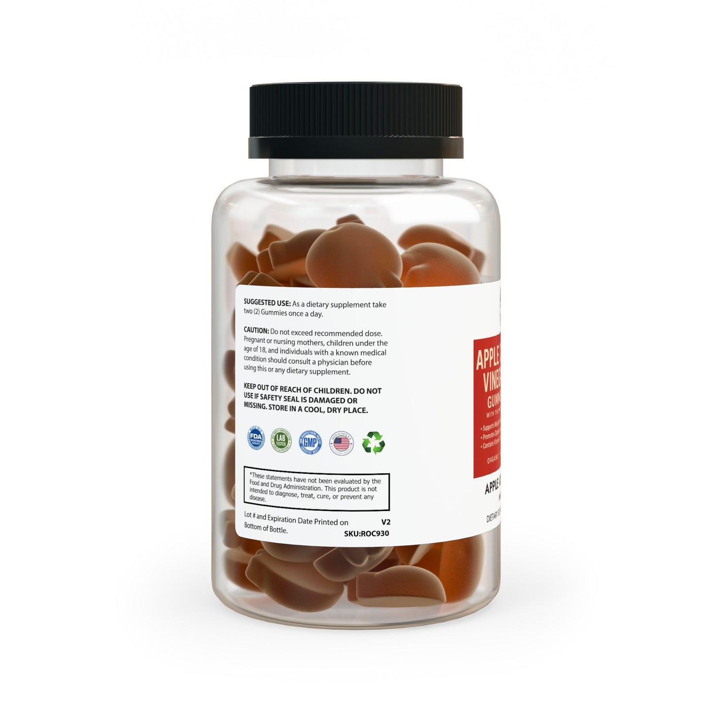 Apple Cider Vinegar Gummies (60 Gummies)