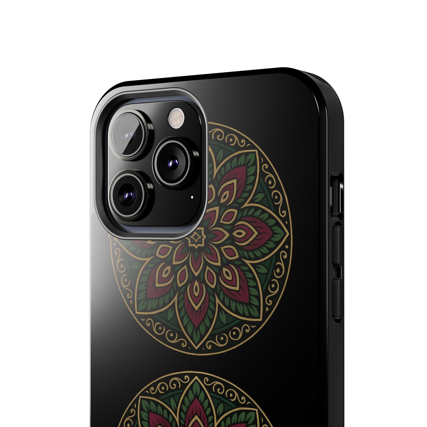 Artistic Phone Case with Mandala Design, Tough Case, Floral Phone Cover, Unique Gift for Her, Stylish Protection