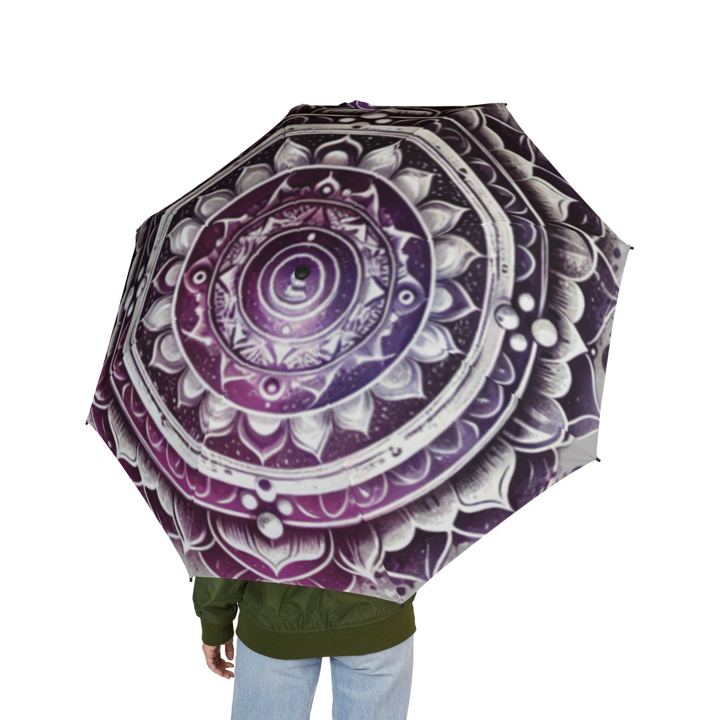 Copy of Elegant Tree of Life Umbrella, Semi-Automatic Foldable Canopy, Black Artistic Outdoor Accessory, Unique Gift Idea, Rain or Shine Protection