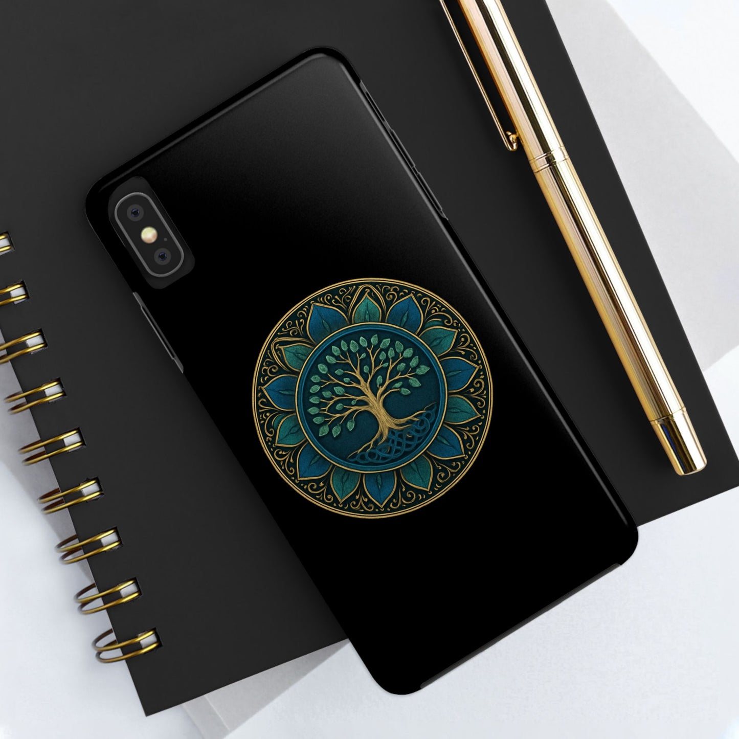 Stylish Tough Phone Cases with Tree of Life Design, Durable Phone Cover, Bohemian Gift, Eco-Friendly Accessory, Unique Case