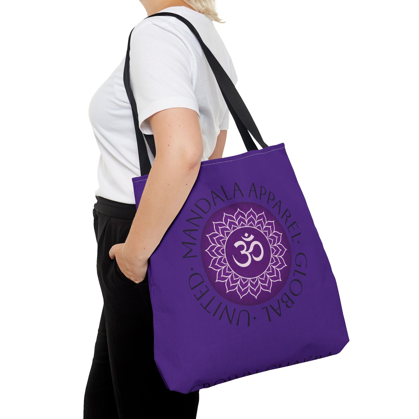 Crown Chakra Tote Bag - Spiritual Eco-Friendly Shopping Bag