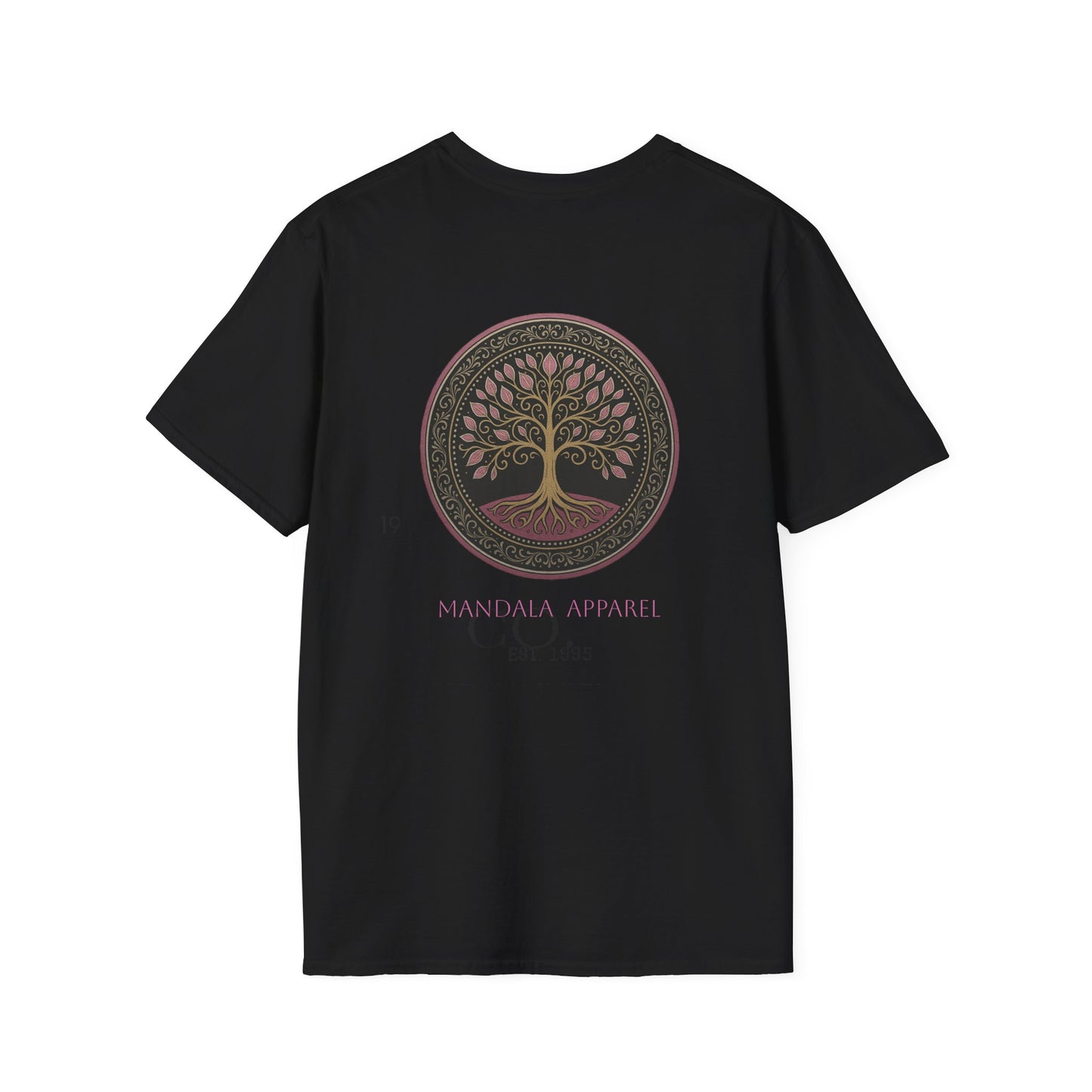 Organic Tree of Life Mandala Unisex T-Shirt - Nature Lover Gift