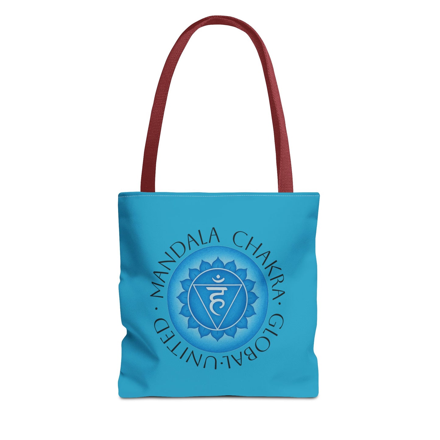 Spiritual Tote Bag - Throat Chakra Yoga Tote, Eco-Friendly Carryall