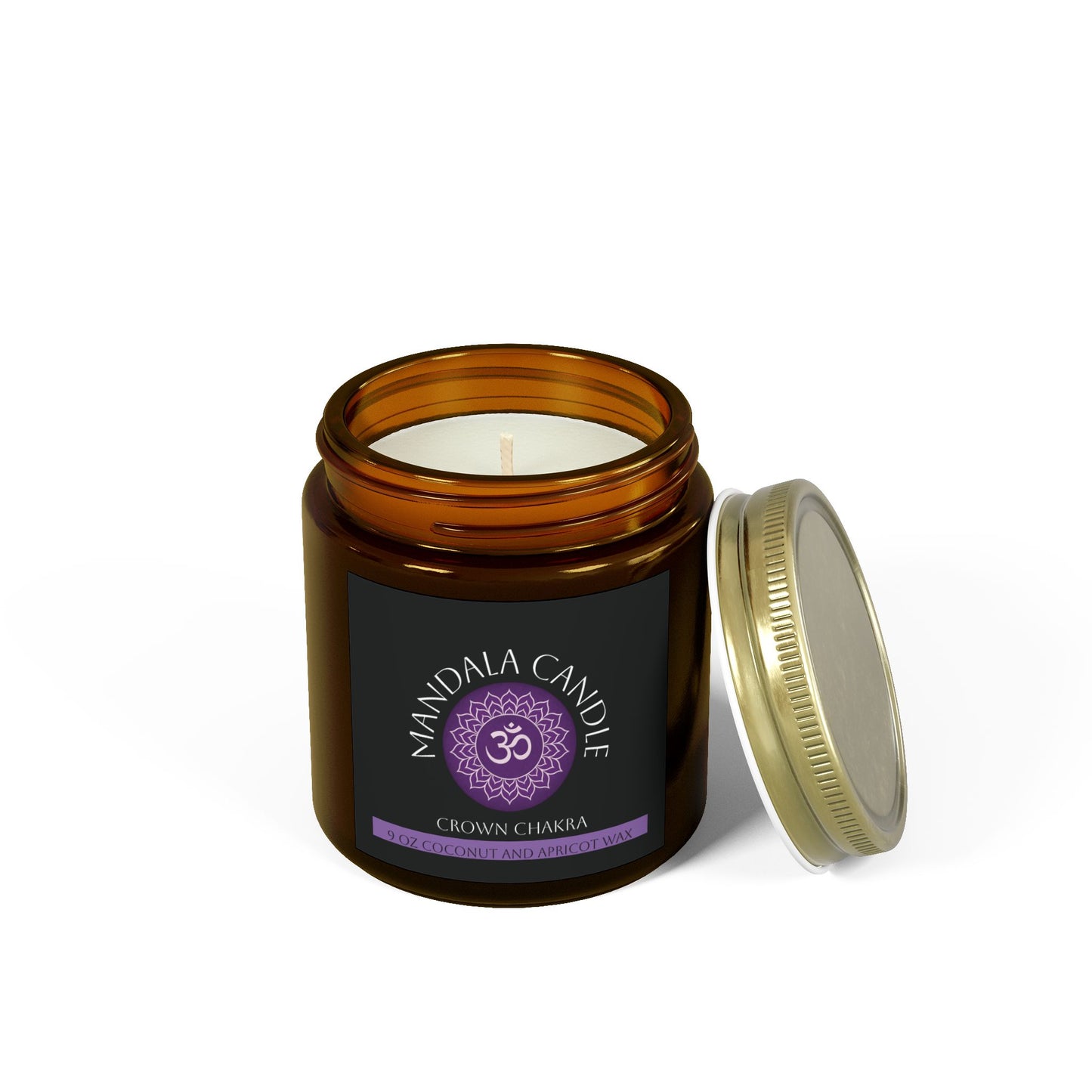 Mandala Crown Chakra Scented Candle,