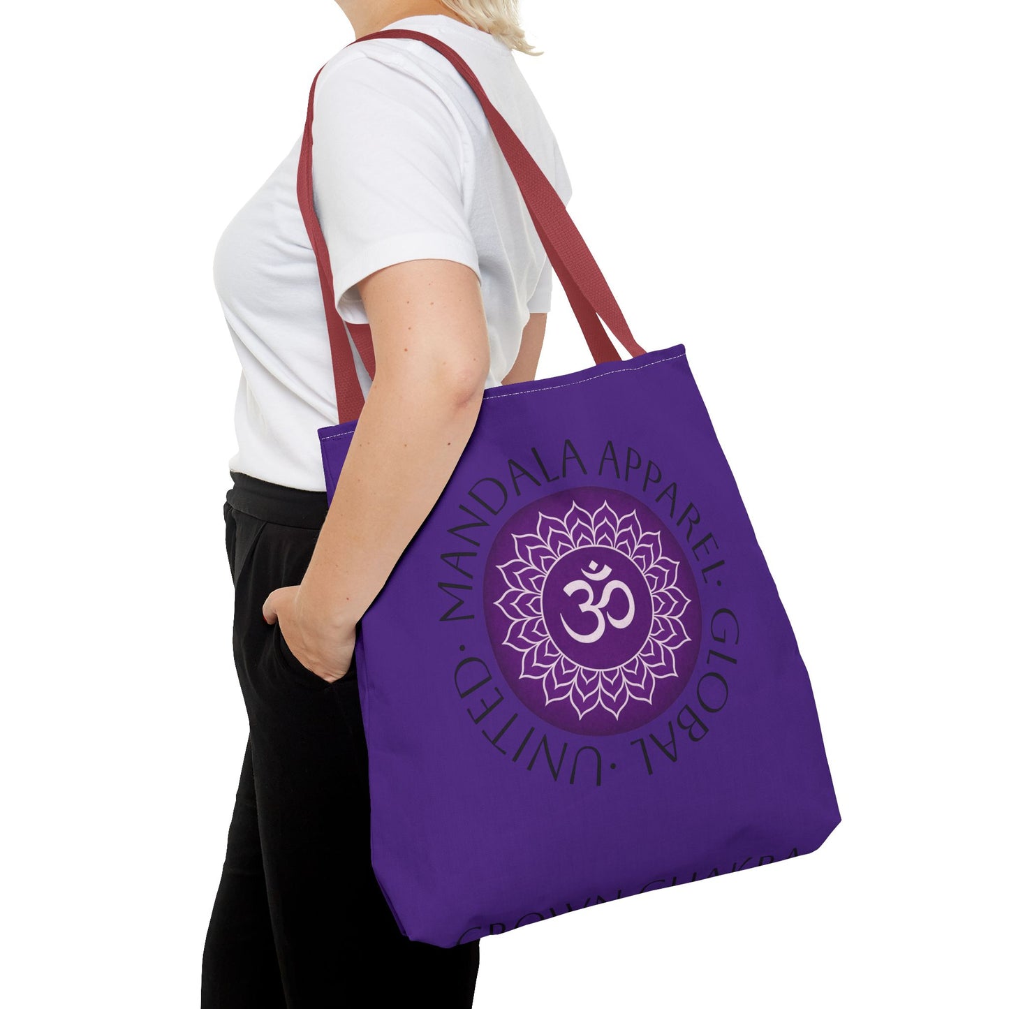 Crown Chakra Tote Bag - Spiritual Eco-Friendly Shopping Bag