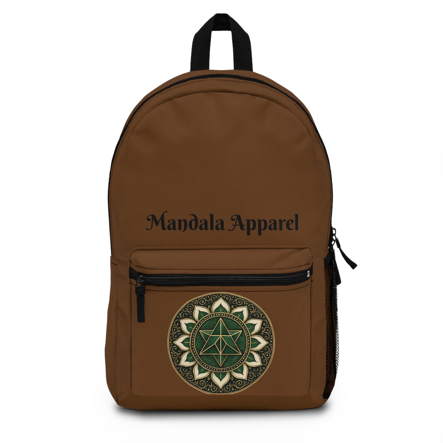 Mandala Design Backpack, Bohemian Style Bag, Eco-Friendly School Gear, Yoga Mat Carrier, Unique Gift for Travelers, Festival Essentials
