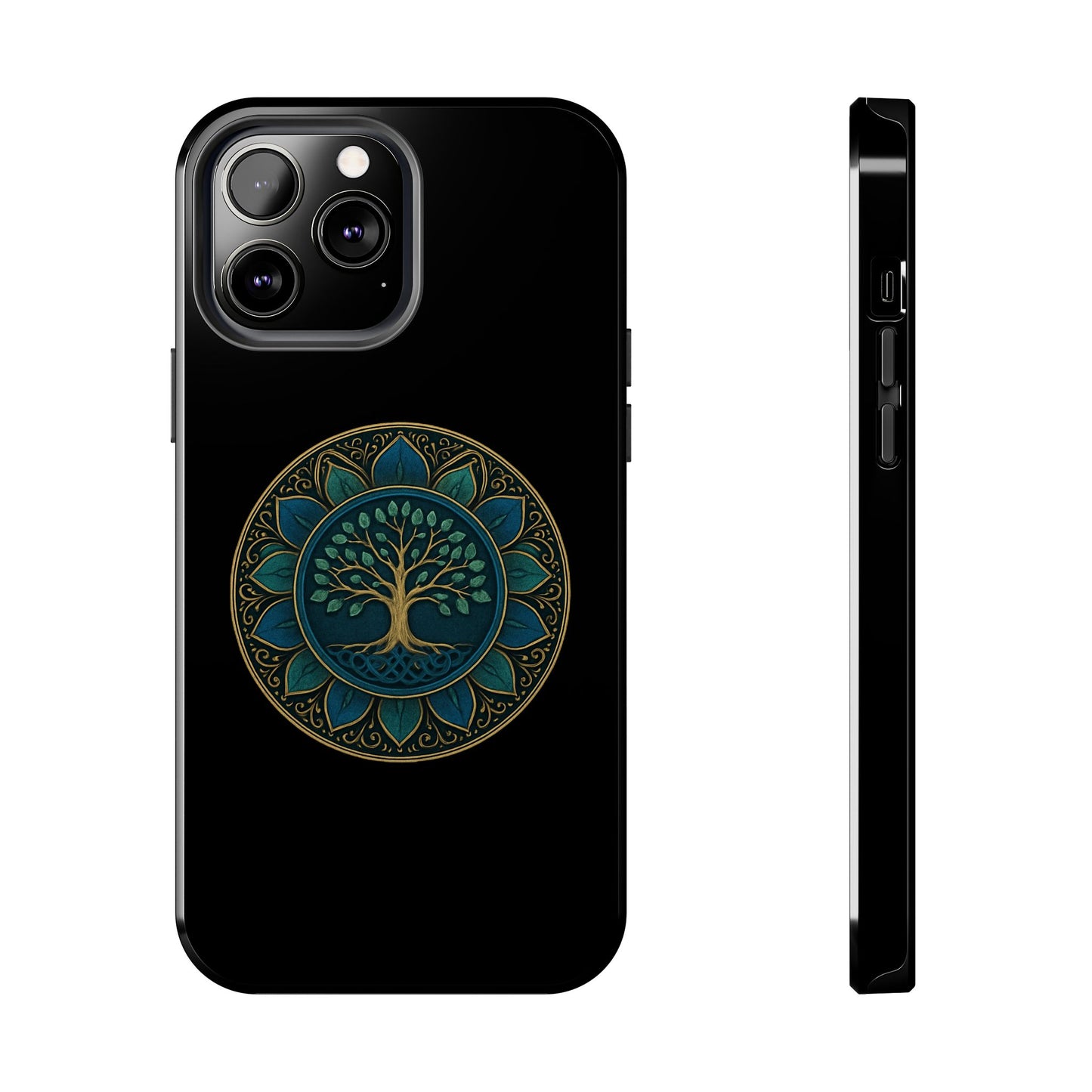 Stylish Tough Phone Cases with Tree of Life Design, Durable Phone Cover, Bohemian Gift, Eco-Friendly Accessory, Unique Case
