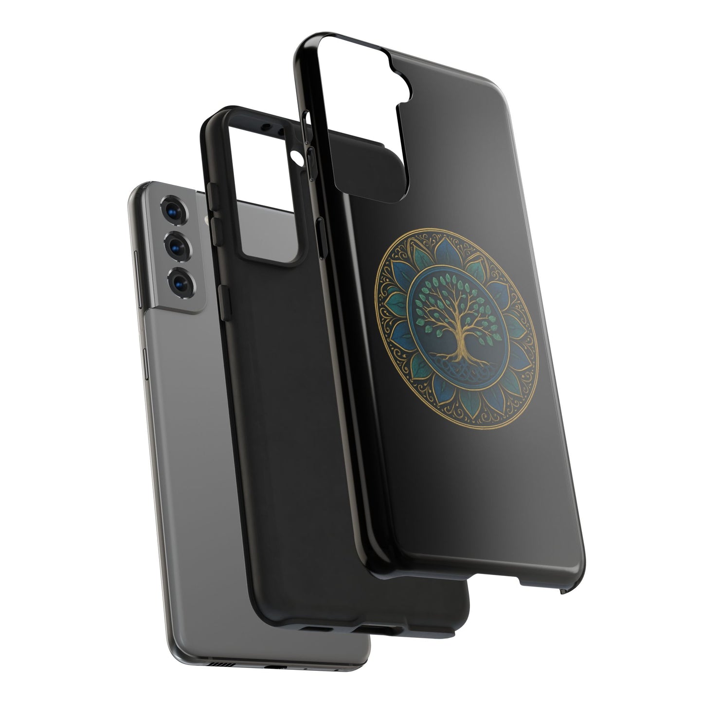 Stylish Tough Phone Cases with Tree of Life Design, Durable Phone Cover, Bohemian Gift, Eco-Friendly Accessory, Unique Case