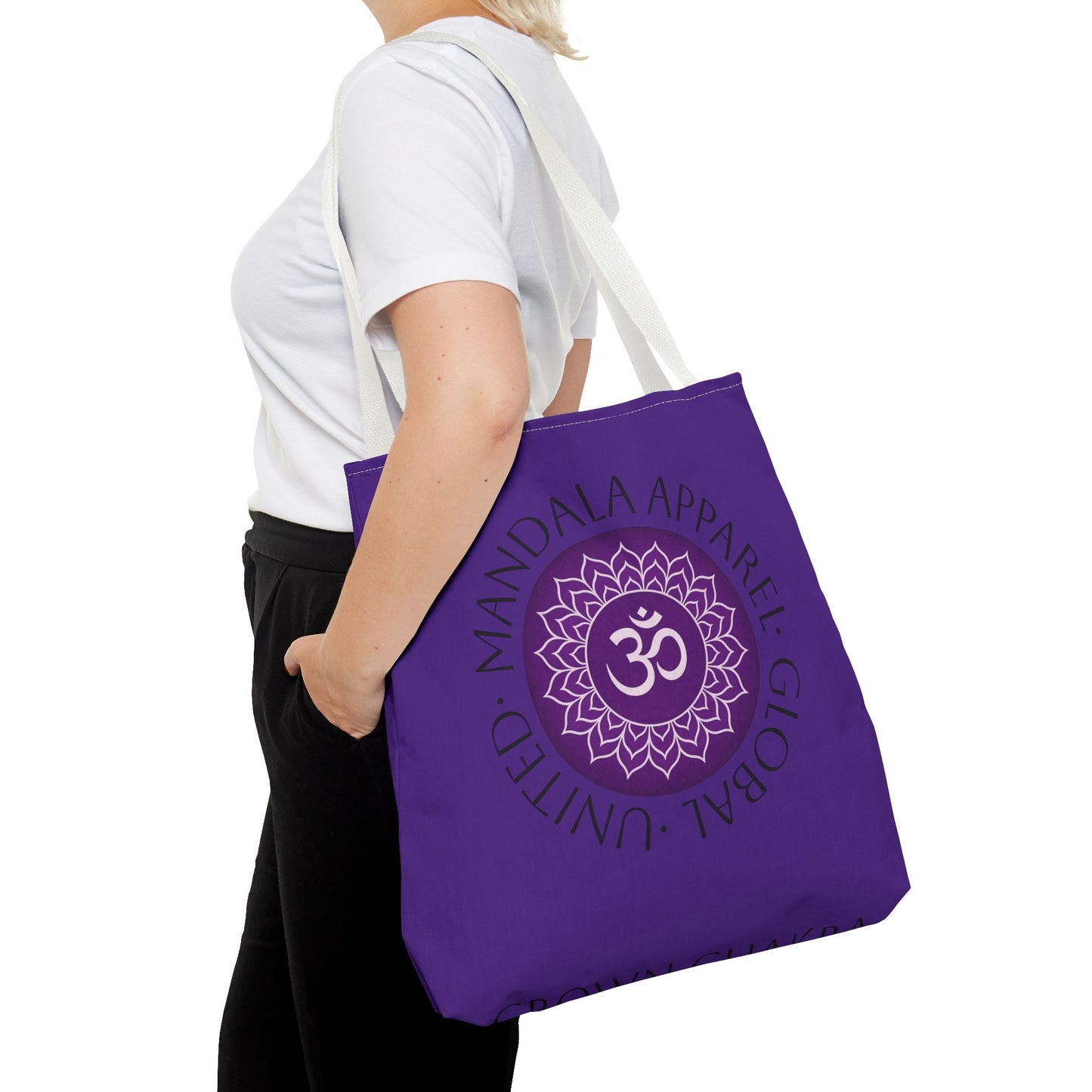 Crown Chakra Tote Bag - Spiritual Eco-Friendly Shopping Bag