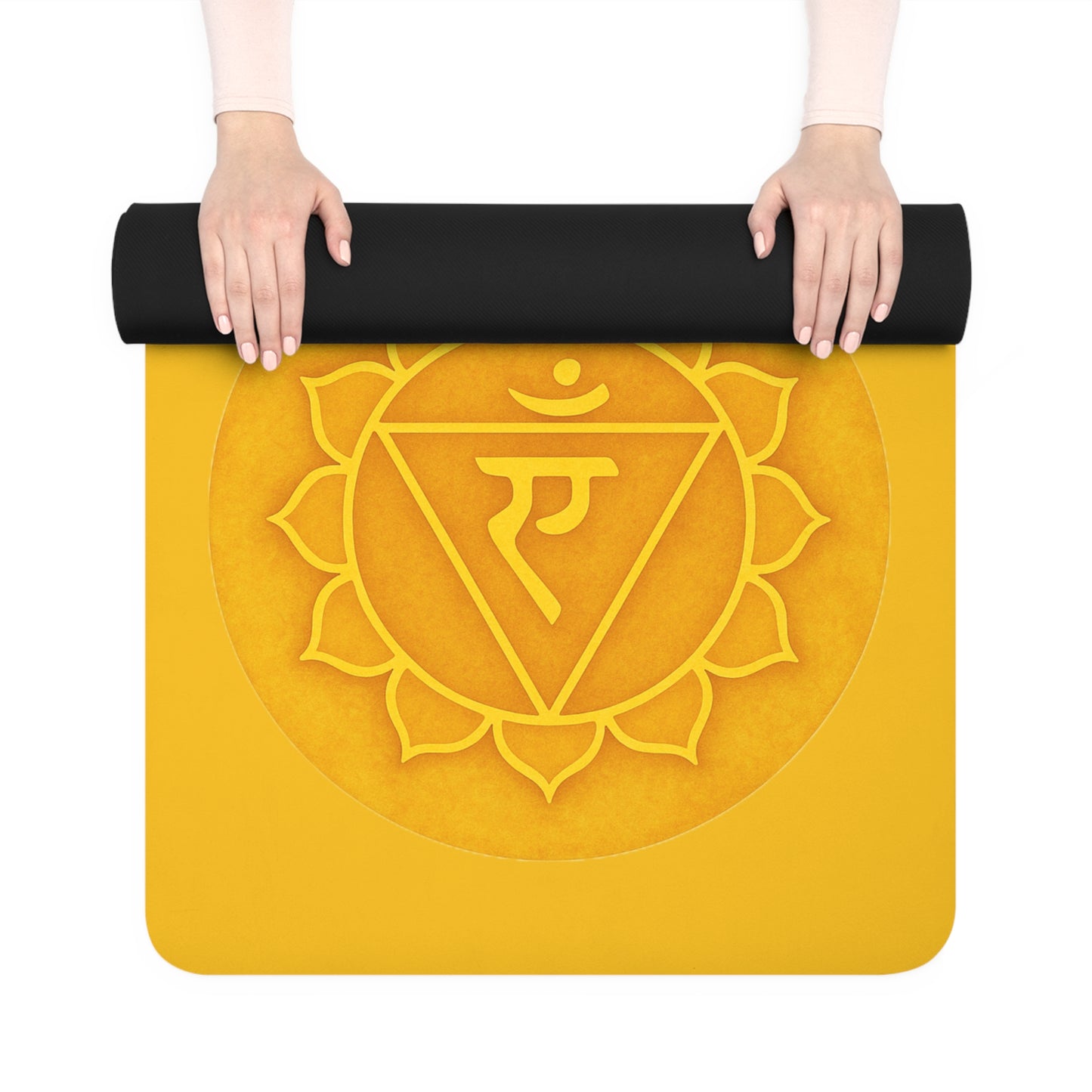 Solar Plexus inspired Rubber Yoga Mat