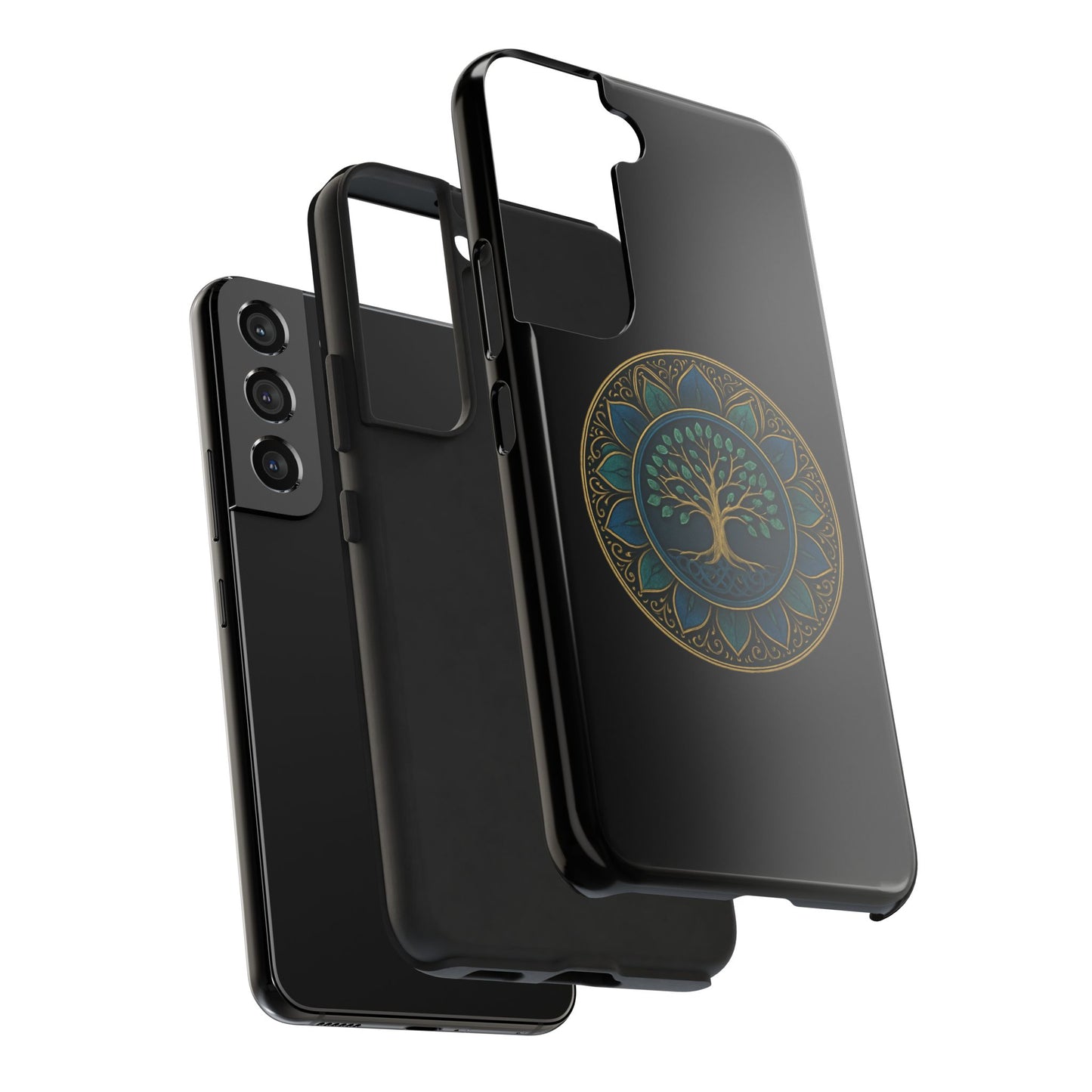 Stylish Tough Phone Cases with Tree of Life Design, Durable Phone Cover, Bohemian Gift, Eco-Friendly Accessory, Unique Case