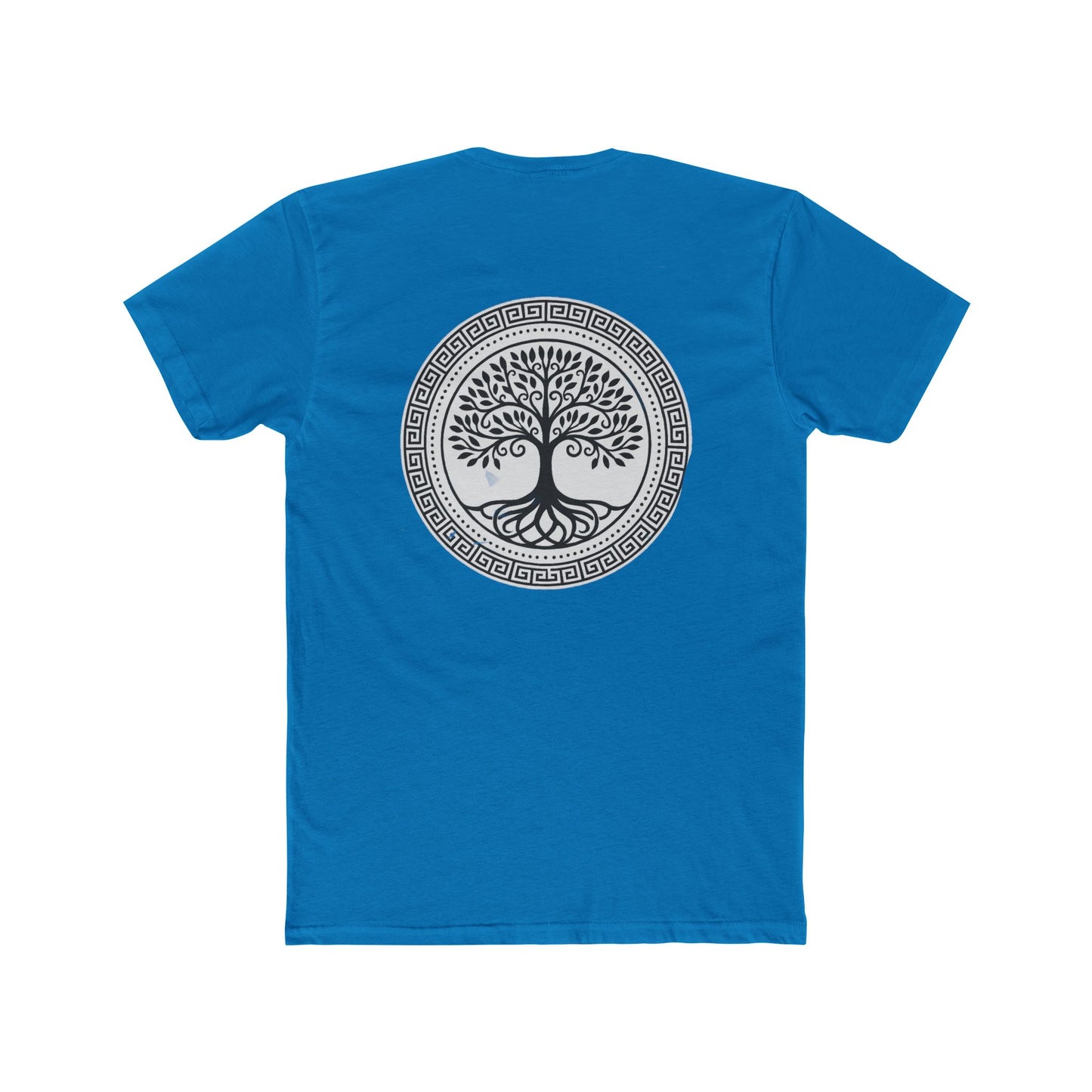 Mandala Tree Unisex Cotton Crew Tee, Spiritual Shirt, Nature Tee, Gift for Yoga Lovers, Boho Apparel, Eco-Friendly Clothing