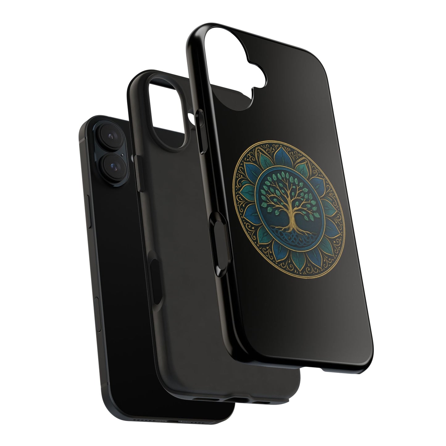 Stylish Tough Phone Cases with Tree of Life Design, Durable Phone Cover, Bohemian Gift, Eco-Friendly Accessory, Unique Case