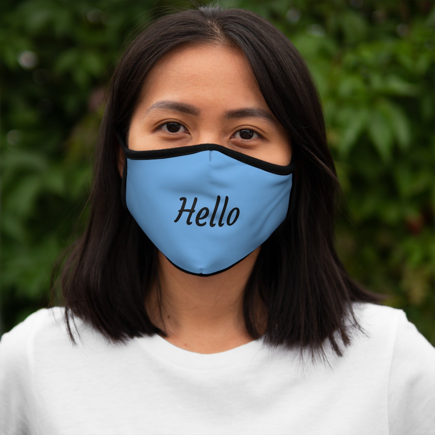 Copy of Pink Face Mask with 'Hello' Design, Stylish Face Cover, Cute Face Mask, Great for Daily Wear, Perfect Gift for Friends