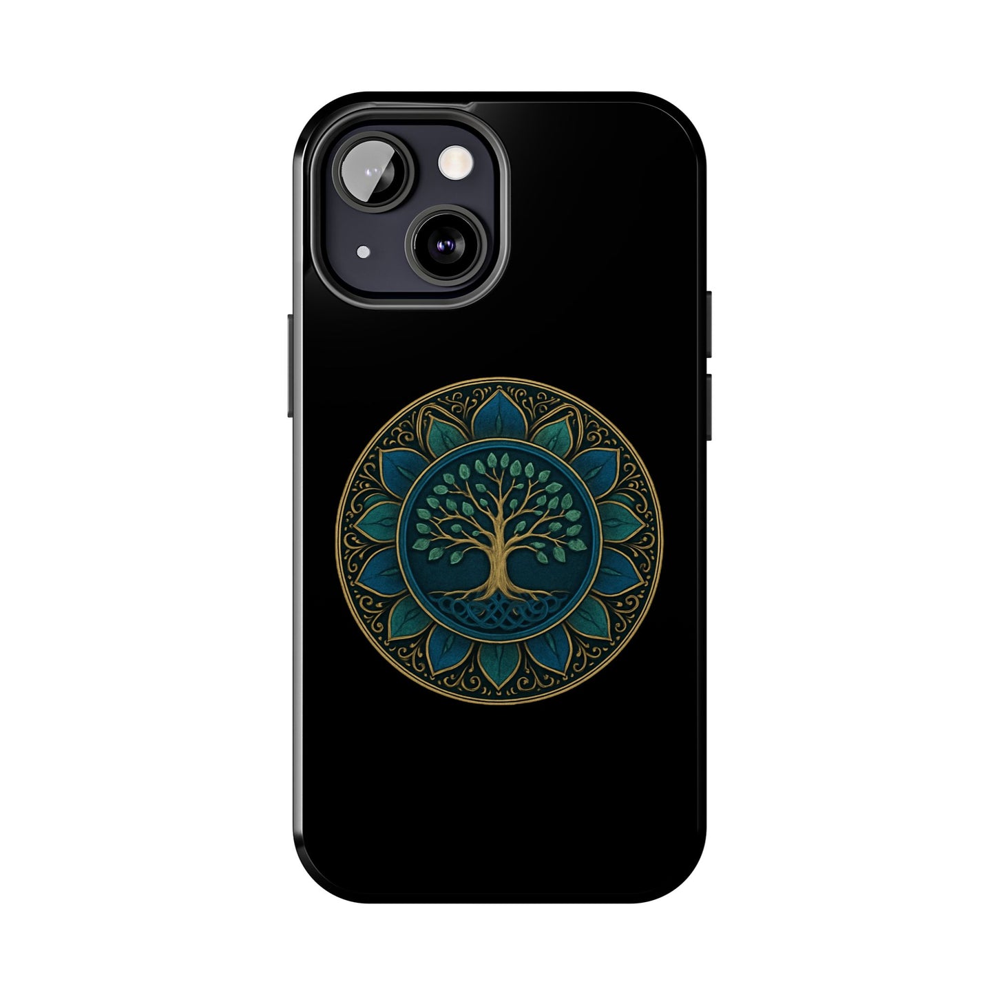 Stylish Tough Phone Cases with Tree of Life Design, Durable Phone Cover, Bohemian Gift, Eco-Friendly Accessory, Unique Case