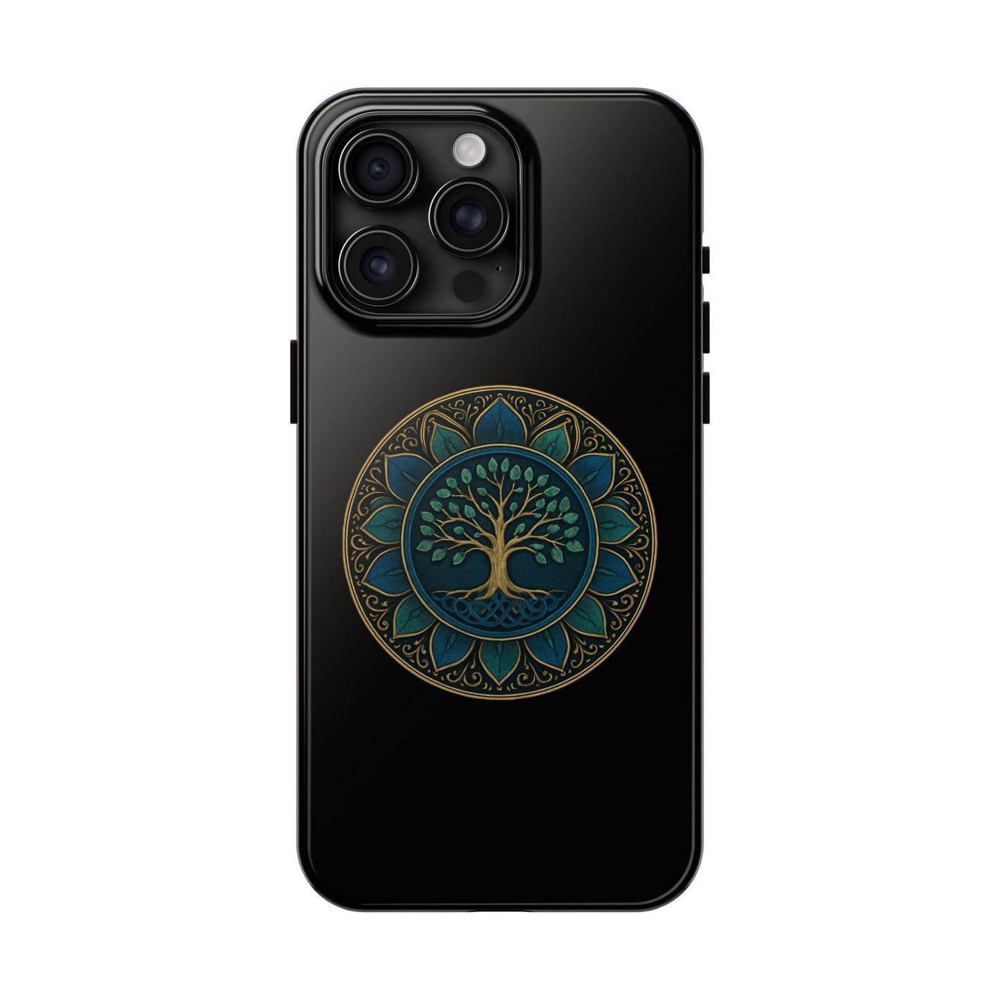 Stylish Tough Phone Cases with Tree of Life Design, Durable Phone Cover, Bohemian Gift, Eco-Friendly Accessory, Unique Case
