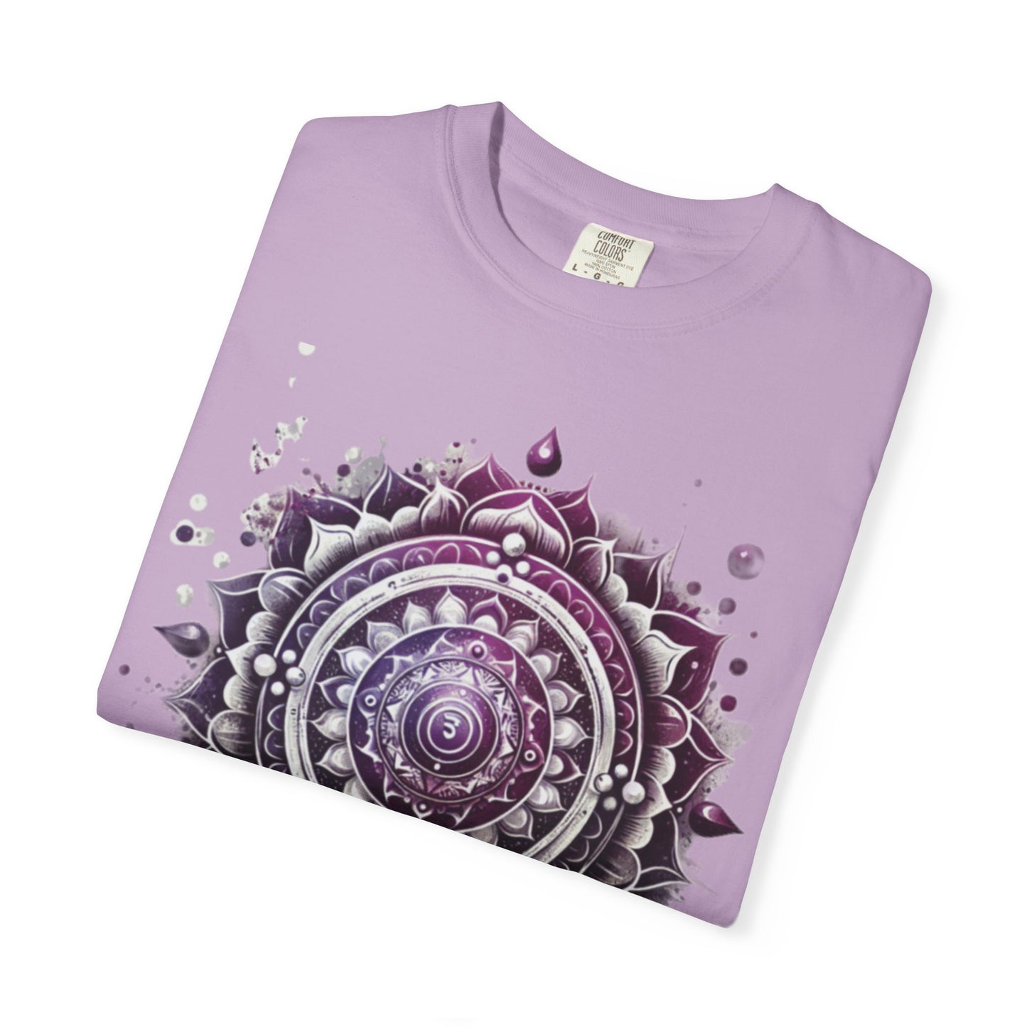 Connection Mandala Unisex Tee, Crown Chakra Spiritual T-Shirt, Mindfulness Apparel, Yoga Clothing, Gift for Her, Meditation Top