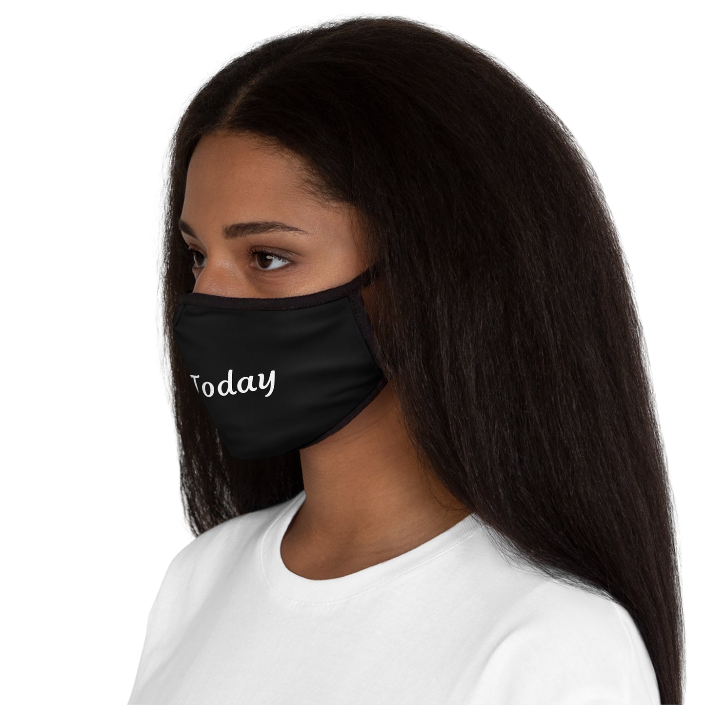 Face Mask - Stylish Black 'Not Today' Design, Cute Daily Wear or Gift
