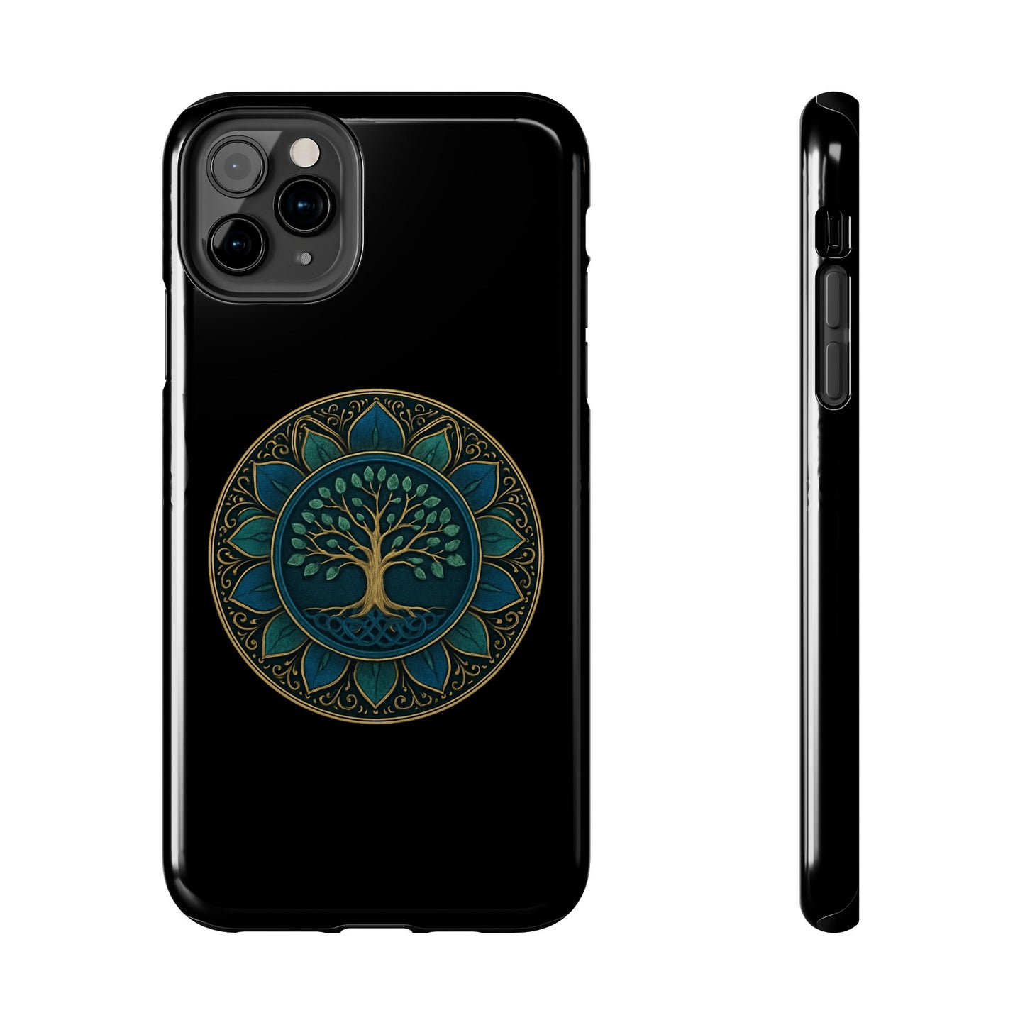 Stylish Tough Phone Cases with Tree of Life Design, Durable Phone Cover, Bohemian Gift, Eco-Friendly Accessory, Unique Case