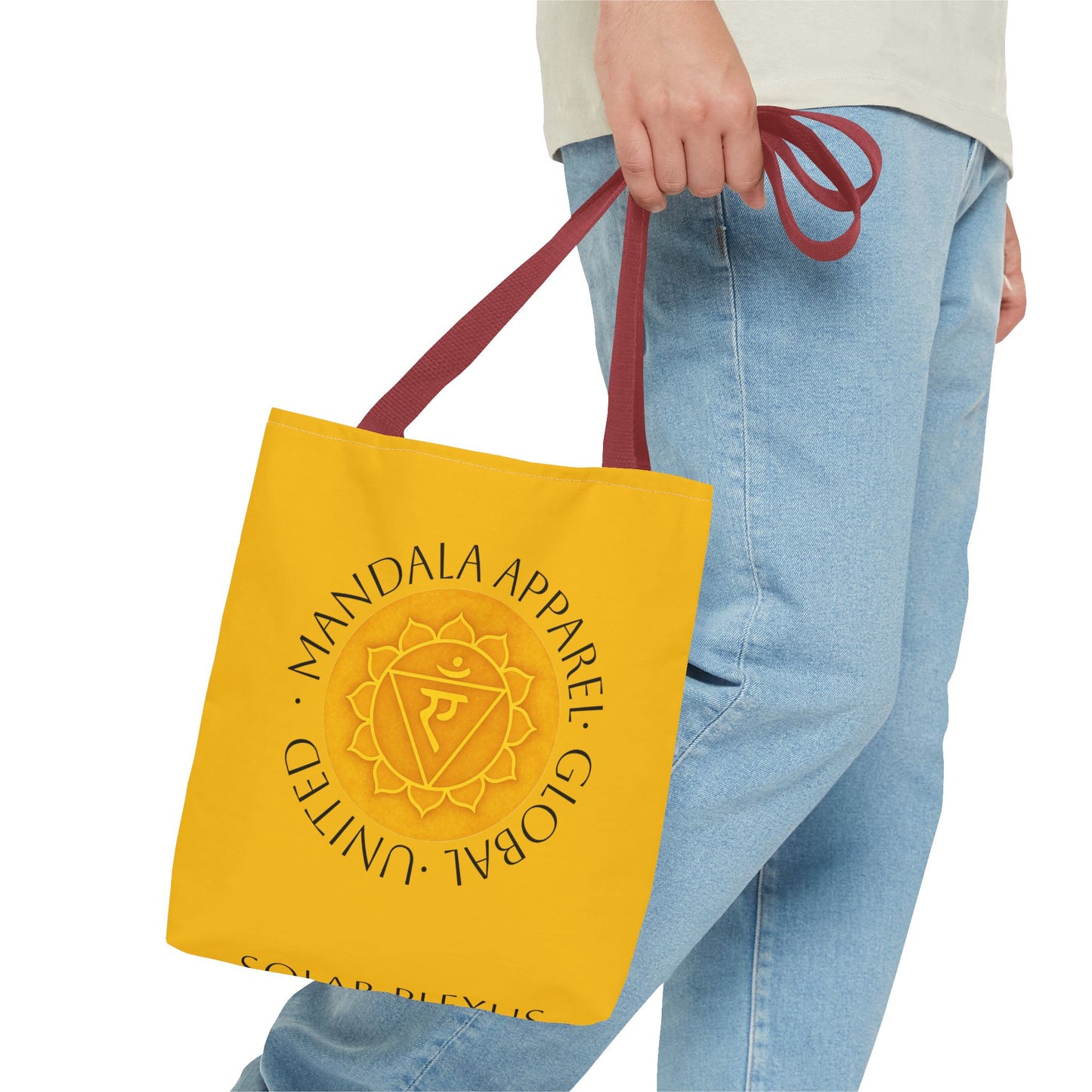 Solar Plexus Tote Bag | Eco-Friendly Carryall & Yoga Accessory