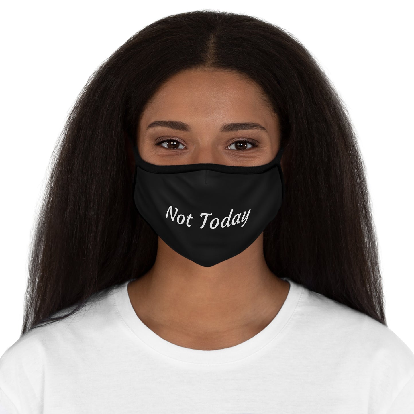 Face Mask - Stylish Black 'Not Today' Design, Cute Daily Wear or Gift
