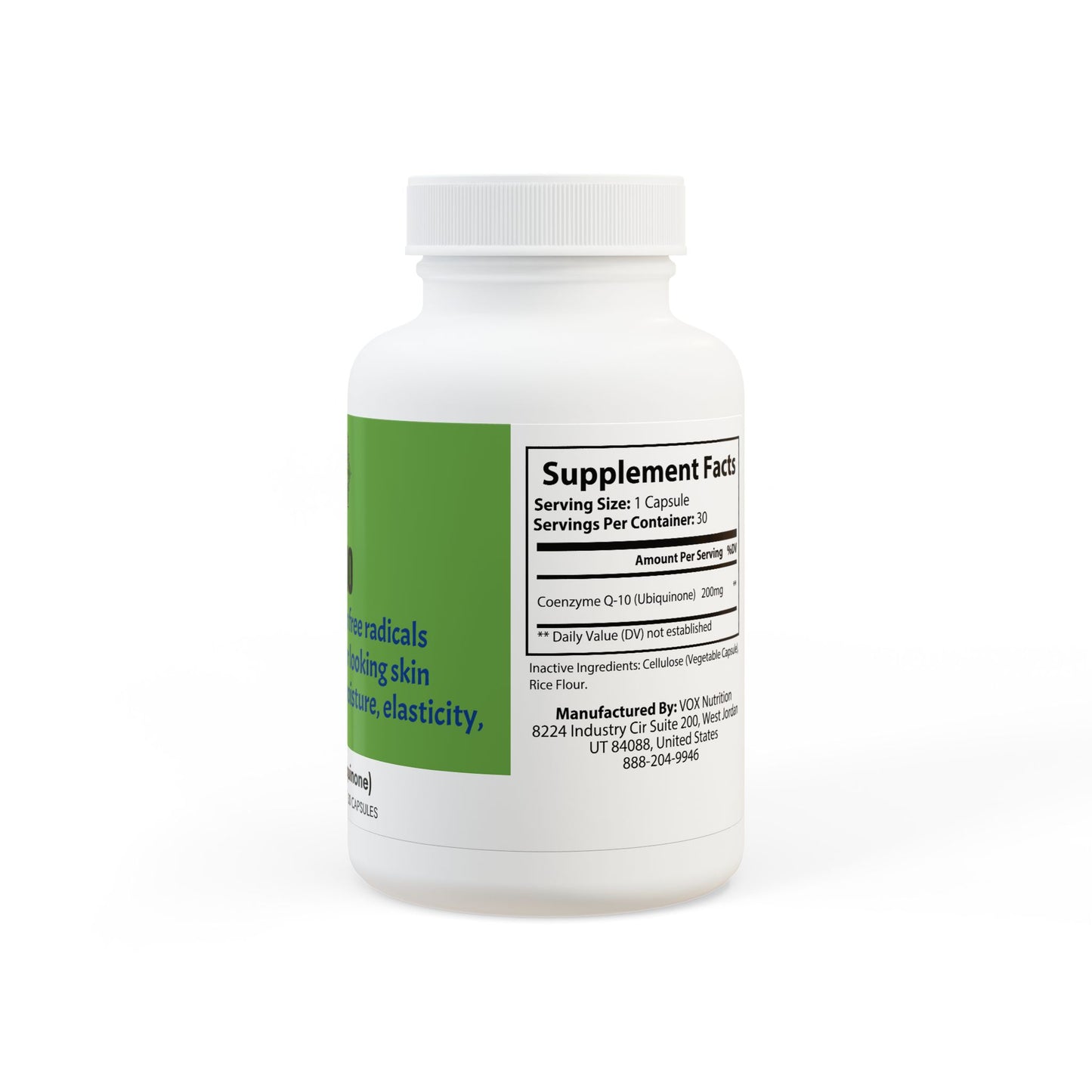 CoQ10 (Ubiquinone) Supplement (30 Capsules)