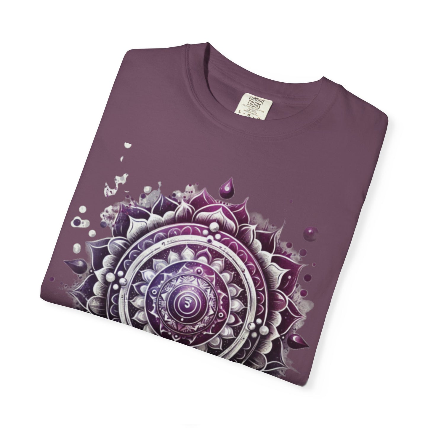 Connection Mandala Unisex Tee, Crown Chakra Spiritual T-Shirt, Mindfulness Apparel, Yoga Clothing, Gift for Her, Meditation Top
