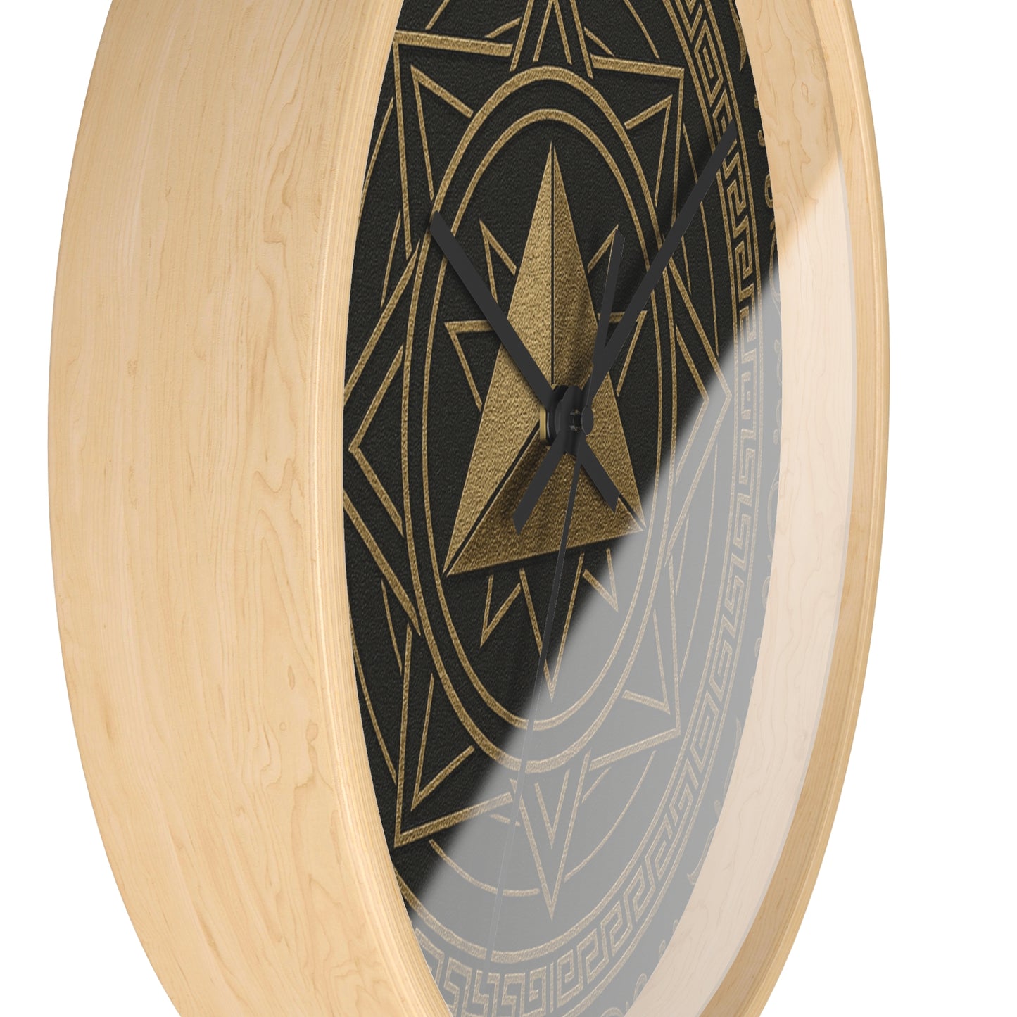Elegant Geometric Wall Clock - Modern Home Decor, Minimalist Clock, Unique Gift for Housewarming, Office Decor, Stylish Timepiece