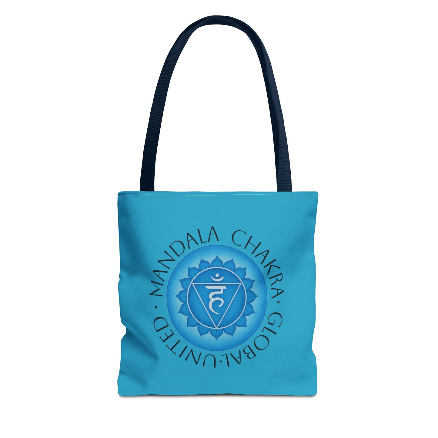 Spiritual Tote Bag - Throat Chakra Yoga Tote, Eco-Friendly Carryall
