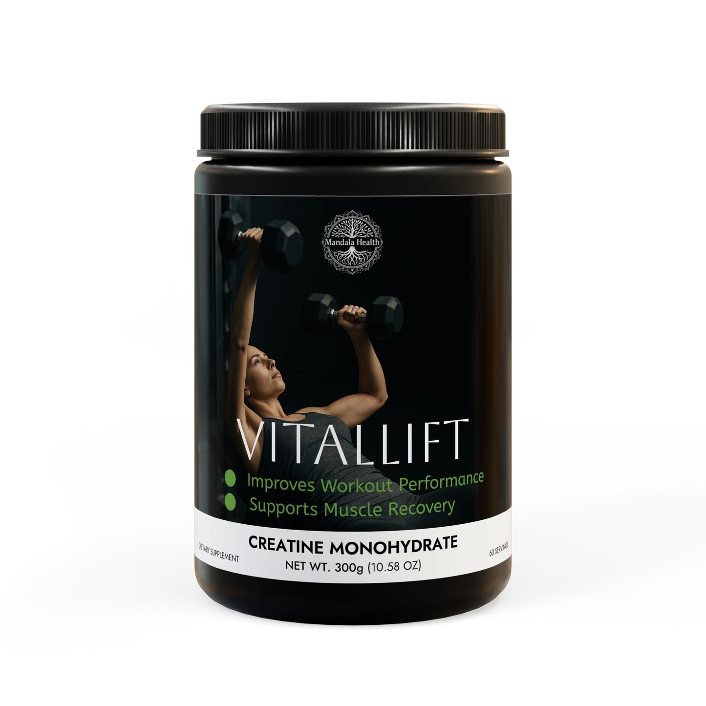 Creatine Monohydrate Supplement (300g, 10.58oz)