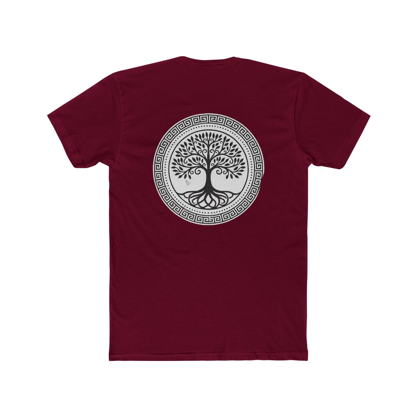 Mandala Tree Unisex Cotton Crew Tee, Spiritual Shirt, Nature Tee, Gift for Yoga Lovers, Boho Apparel, Eco-Friendly Clothing