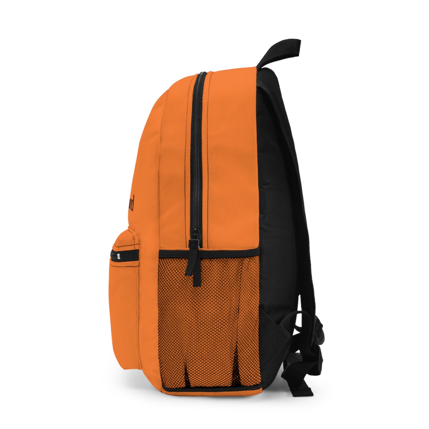 Mandala Design Orange Backpack | Bohemian Style Book Bag | Travel, School, Yoga, Gift for Students & Nature Lovers
