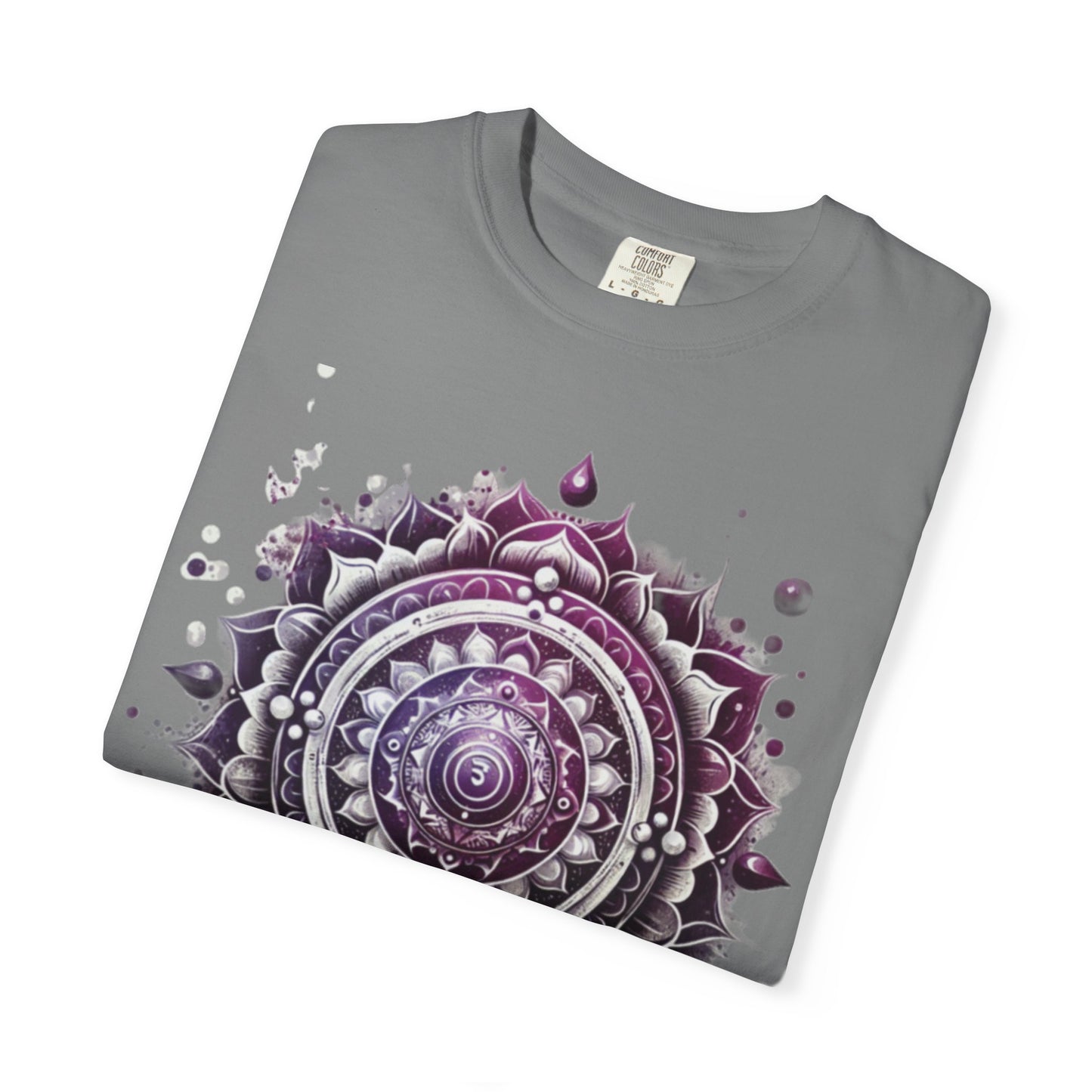 Connection Mandala Unisex Tee, Crown Chakra Spiritual T-Shirt, Mindfulness Apparel, Yoga Clothing, Gift for Her, Meditation Top